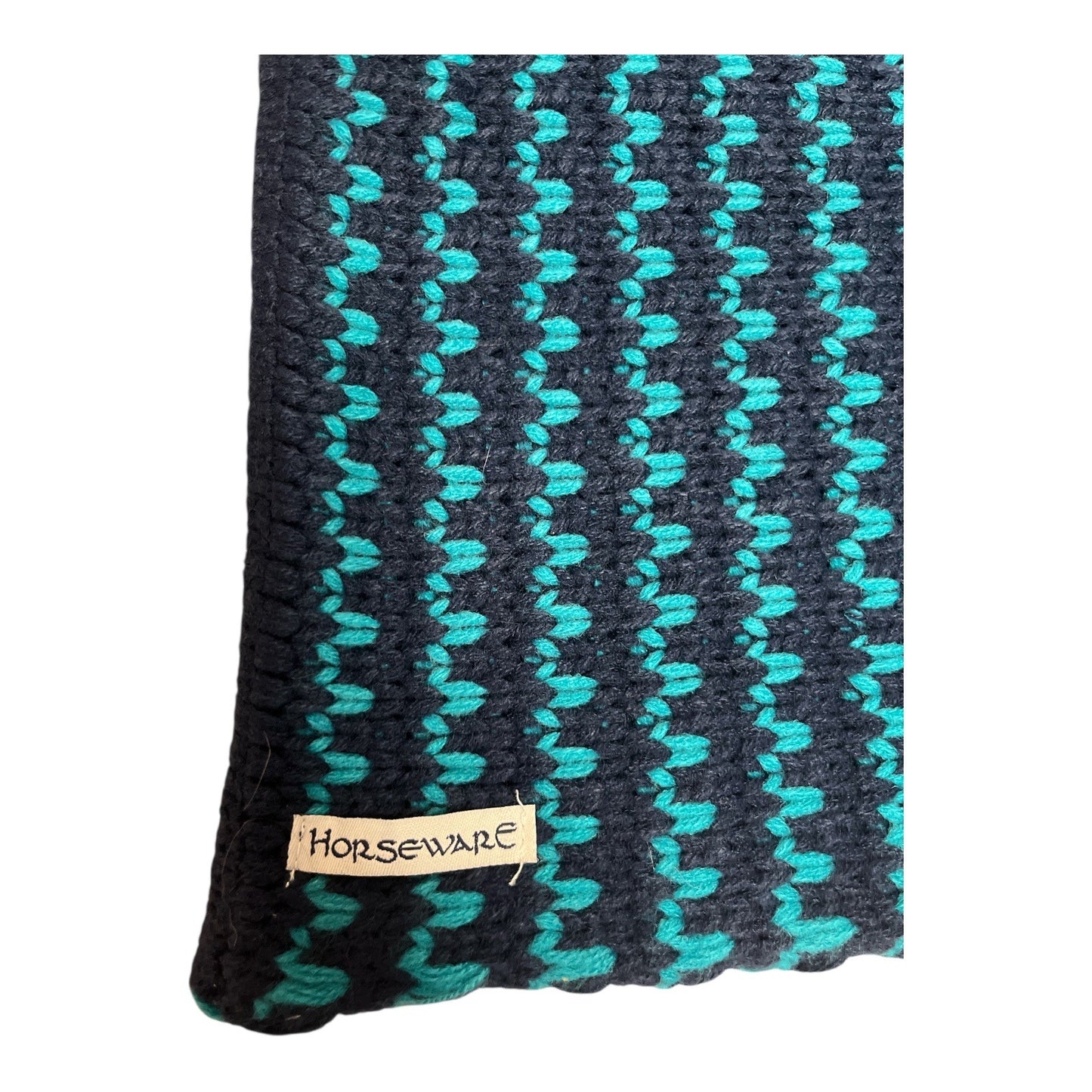 Horseware Ireland Bobble Hat & Snood Set Navy Teal Knit One Size NWT