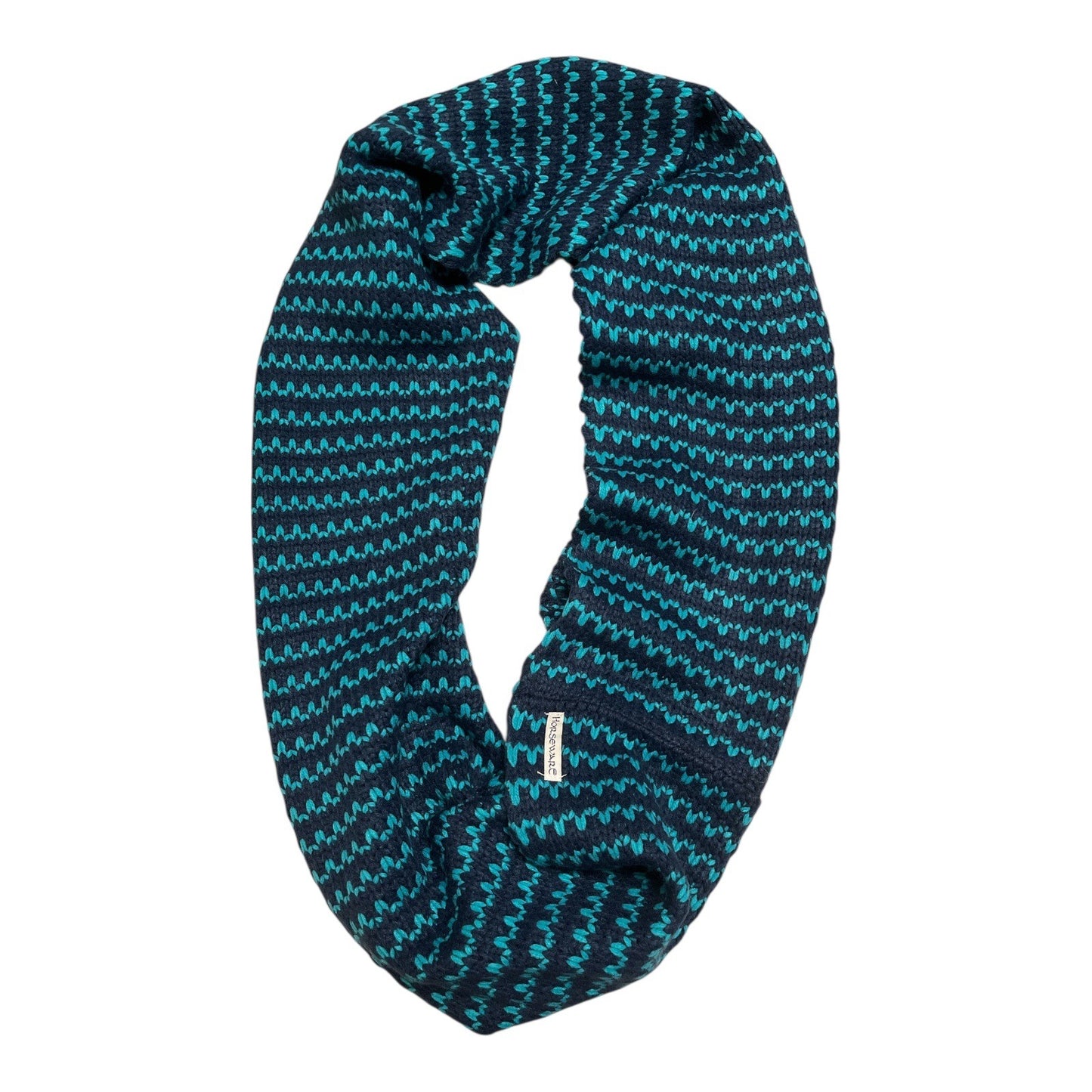Horseware Ireland Bobble Hat & Snood Set Navy Teal Knit One Size NWT