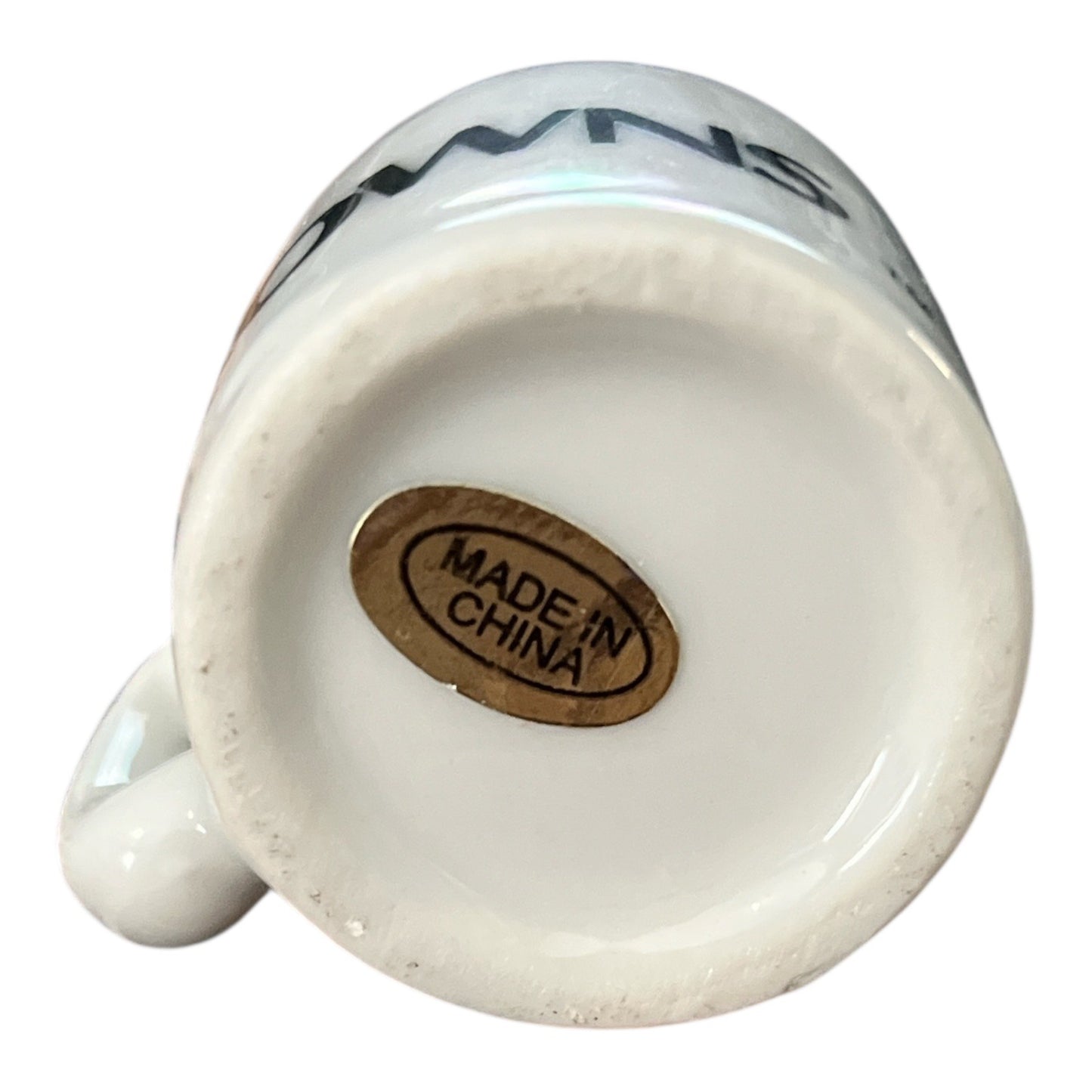 Vintage Cleveland Browns Mini Mug – 1.25" Ceramic Collectible – NFL Football Helmet Design