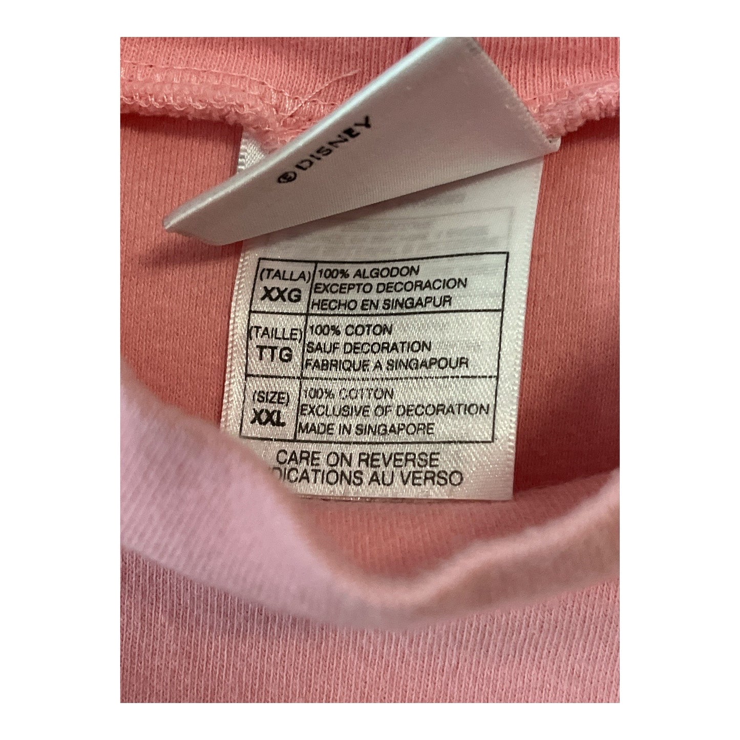 VTG Disney Store Winnie the Pooh Pink Sleeveless Mock Neck Shirt – Women’s XXL