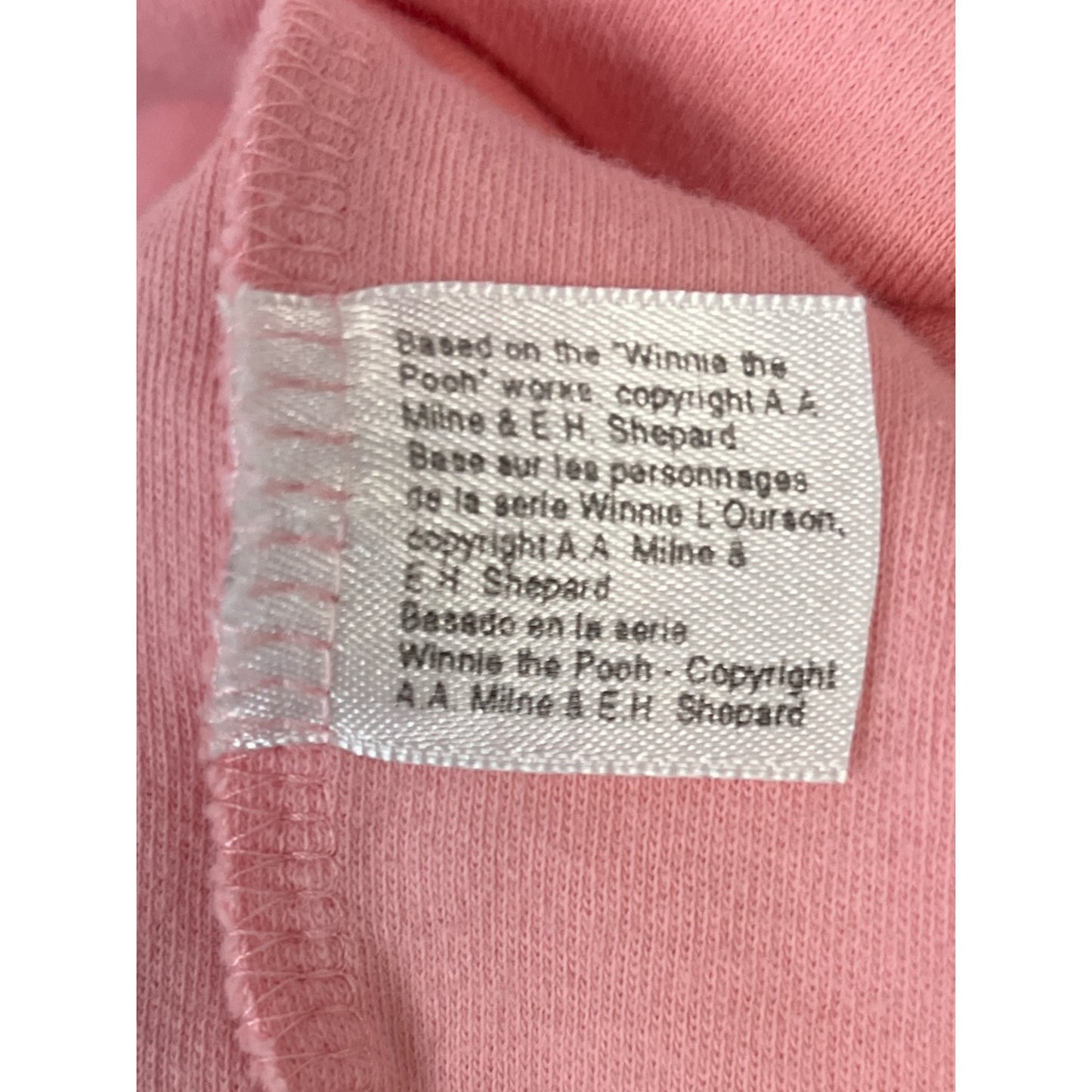 VTG Disney Store Winnie the Pooh Pink Sleeveless Mock Neck Shirt – Women’s XXL