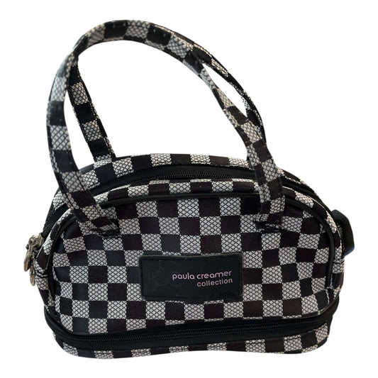 Paula Creamer Collection x Sundog Checkered Mini Tote | Sunglass Compartment | 4x7”