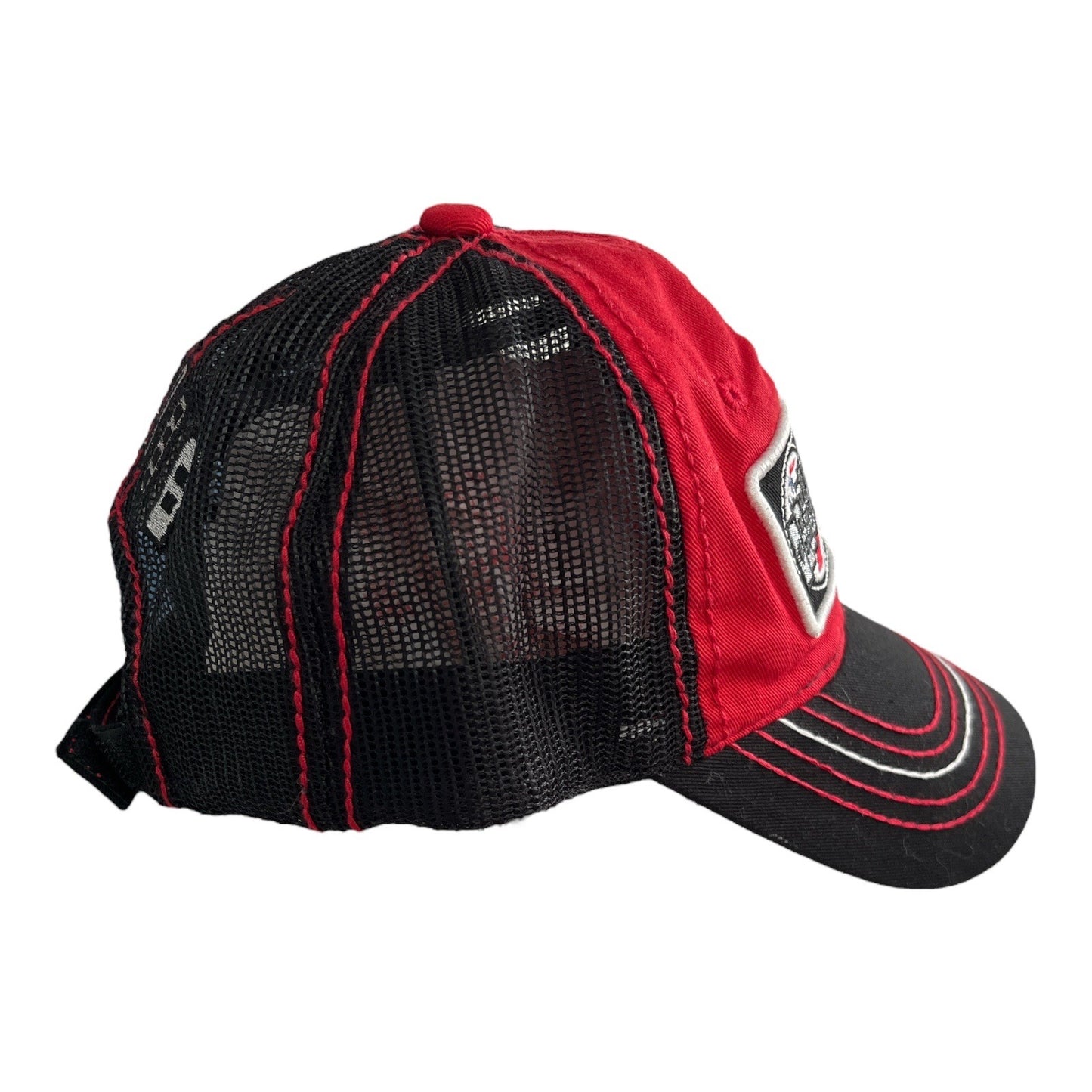 U.S. Army Warrant Officer Recruiting Hat Red Black Mesh Trucker Cap Bretmor