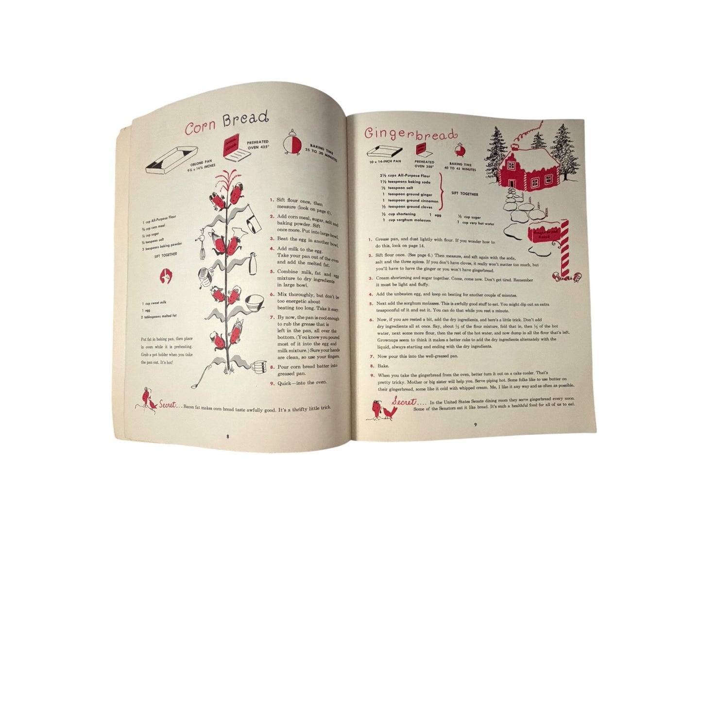 Vintage 1950 Sugar An' Spice and All Things Nice Children's Cookbook Westinghouse Julia Kiene Mid Century Recipes