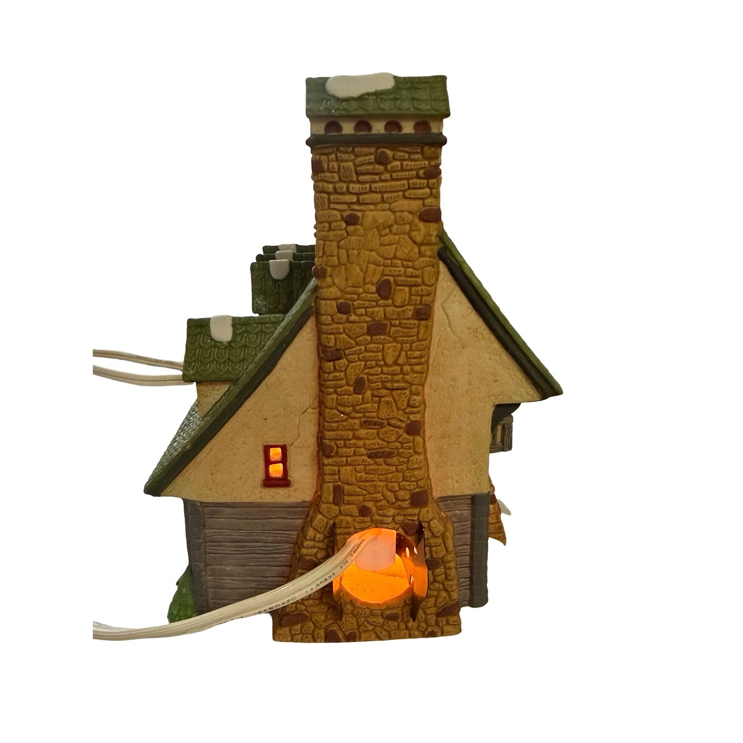 Department 56 North Pole Series Elf Bunkhouse Lighted Village House 1990