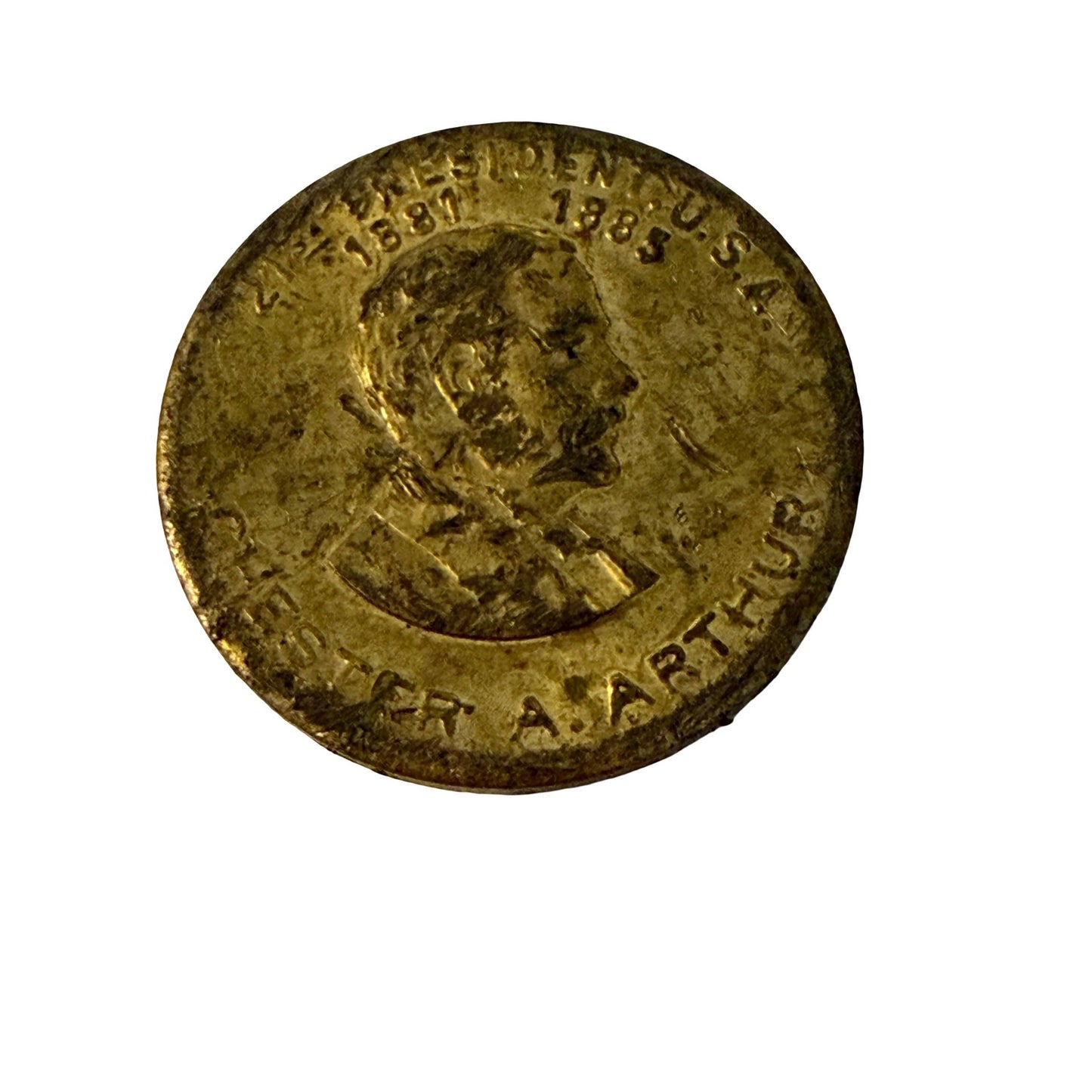 Vintage Chester A. Arthur Great American Presidential Token Medal Civil Service Reform Souvenir