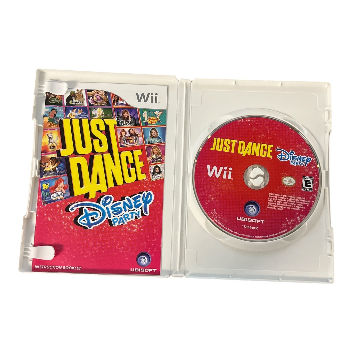 Just Dance: Disney Party (Nintendo Wii, 2012) Complete with Manual & Disc