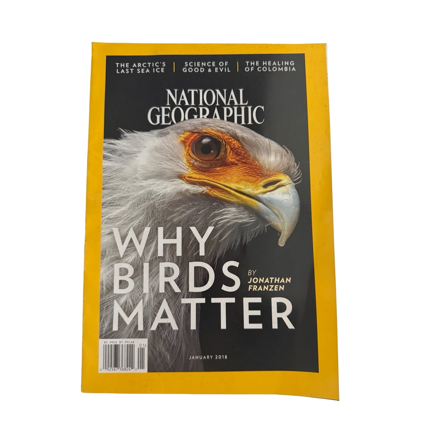 National Geographic Magazine January 2018 Why Birds Matter Jonathan Franzen Wildlife Issue