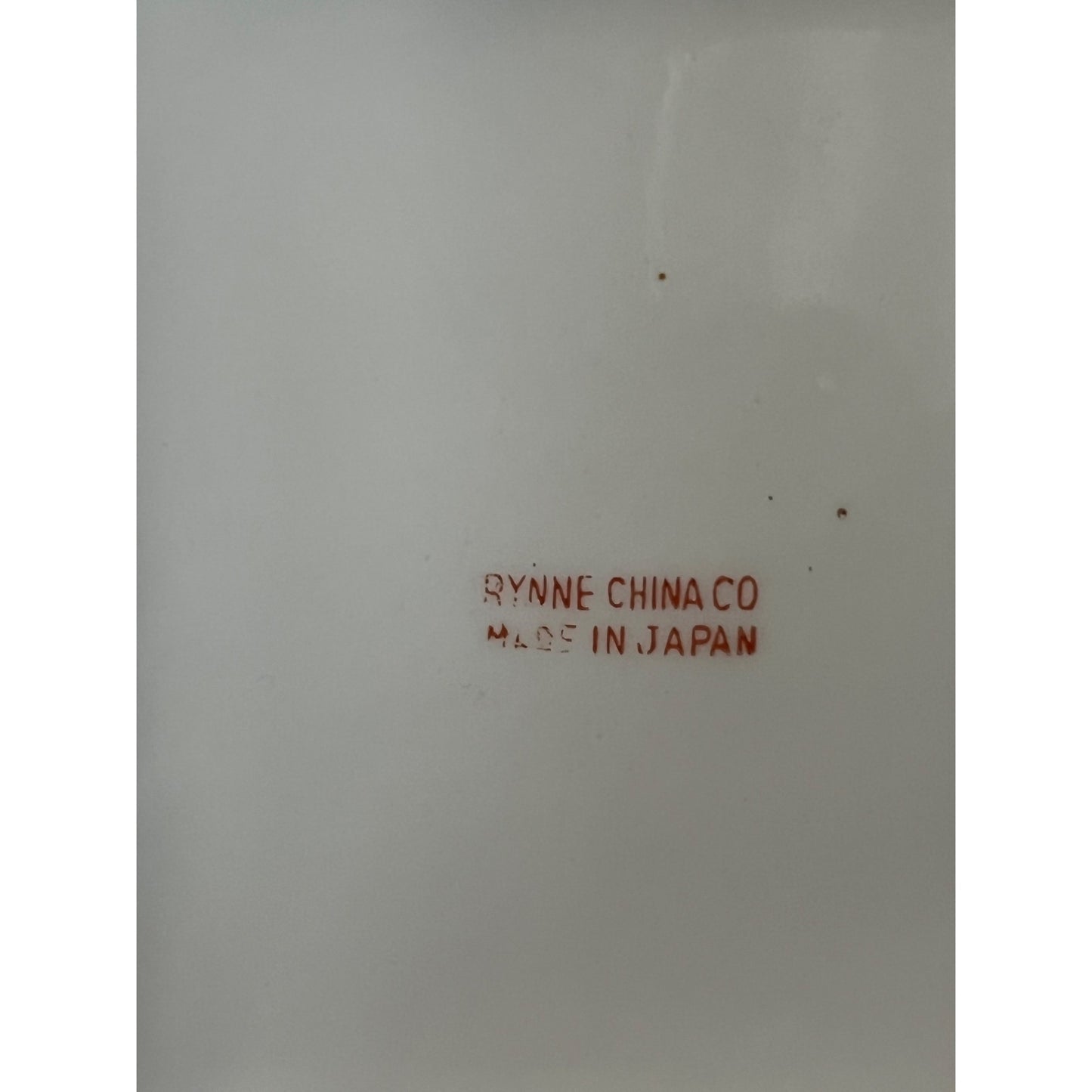 Vintage Rynne China Co Milk Glass Style Square Candle Holder Japan