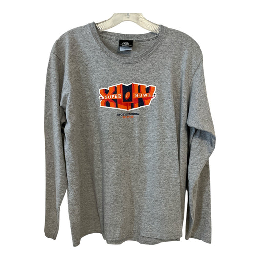 NFL Super Bowl XLIV Women's Long Sleeve T-Shirt – South Florida 02.07.10 – Team Apparel – Size Large