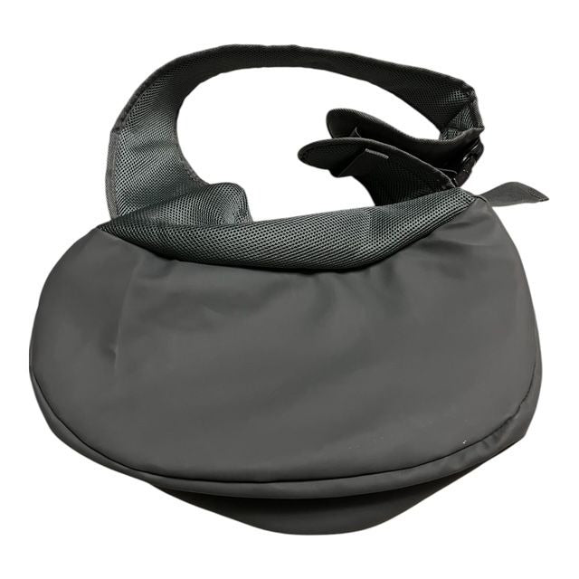 Gray Mesh Pet Sling Carrier Bag for Small Dogs or Cats – Hands-Free Crossbody Design