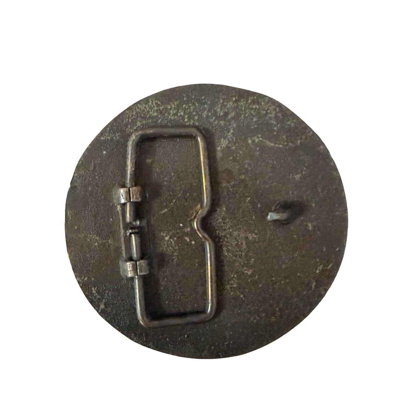 Vintage Columbus Dispatch Belt Buckle Founded 1871 Ohio's Greatest Home Newspaper