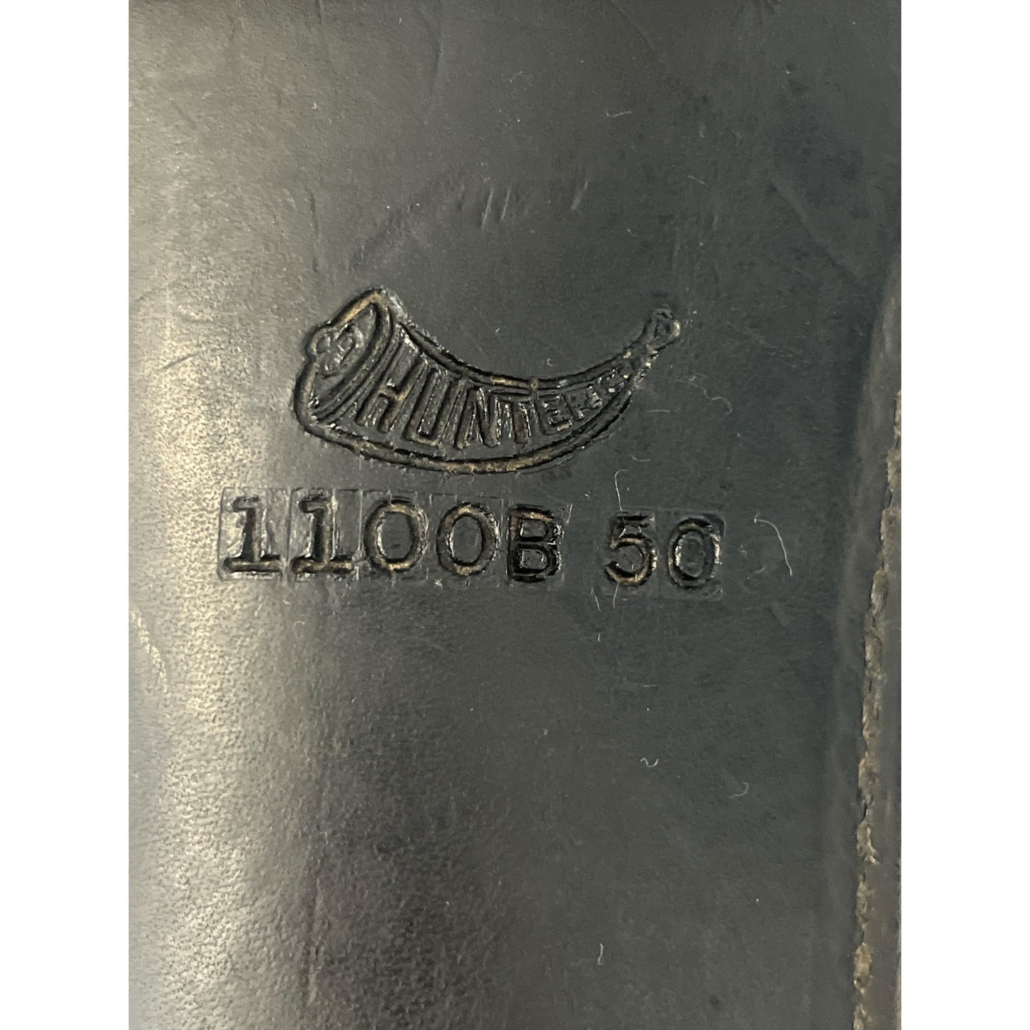 Vintage Hunter Leather Knife Sheath Model 1100B 50 Black Belt Holster