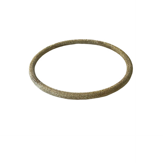 Vintage Gold Tone Stardust Bangle Bracelet Textured Slip On Minimalist Stackable