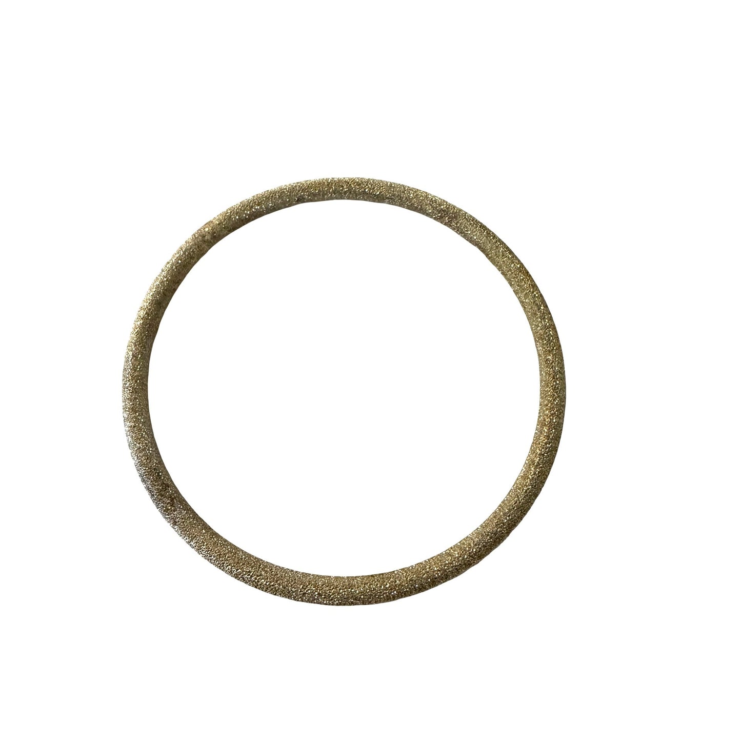 Vintage Gold Tone Stardust Bangle Bracelet Textured Slip On Minimalist Stackable