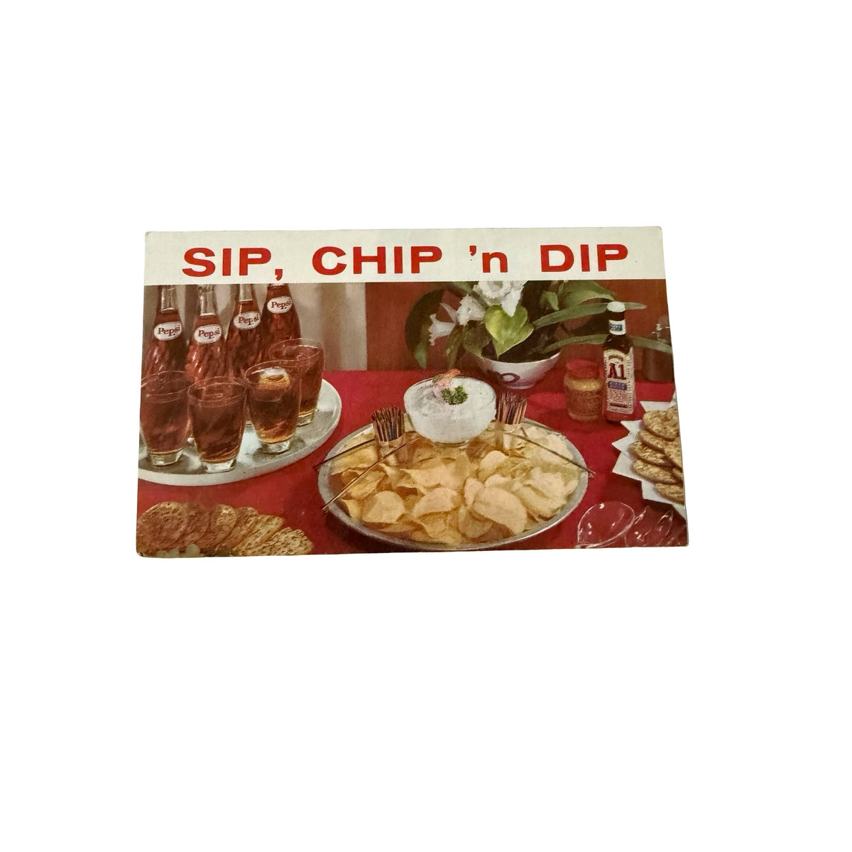 Vintage A1 Steak Sauce Pepsi Cola Sip Chip n Dip Recipe Booklet 1950s