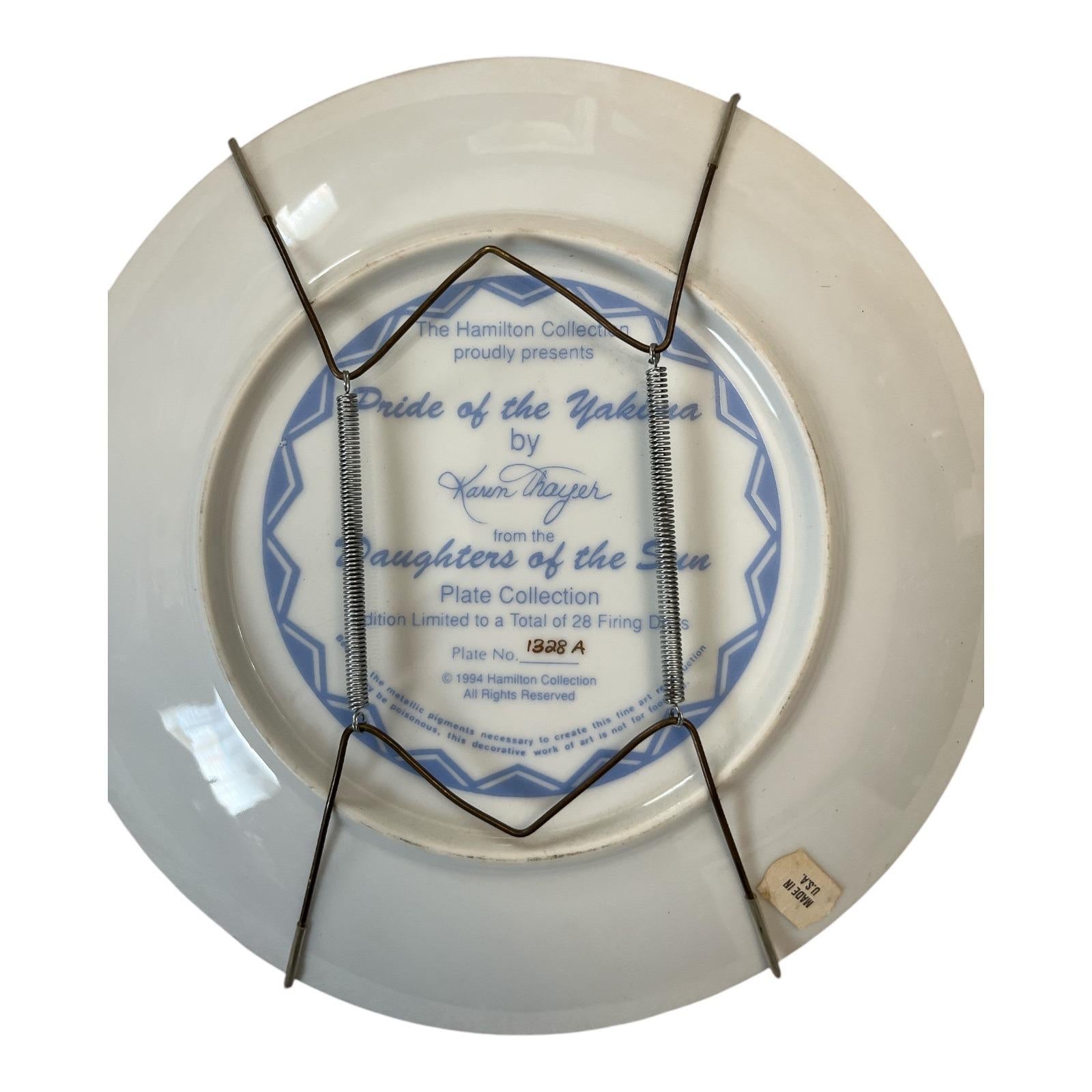 The Hamilton Collection – “Pride of the Yakima” Decorative Plate (1998)