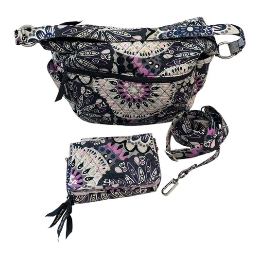 Vera Bradley “Purple Mandala” Crossbody + RFID Smartphone Wristlet – Retired Pattern