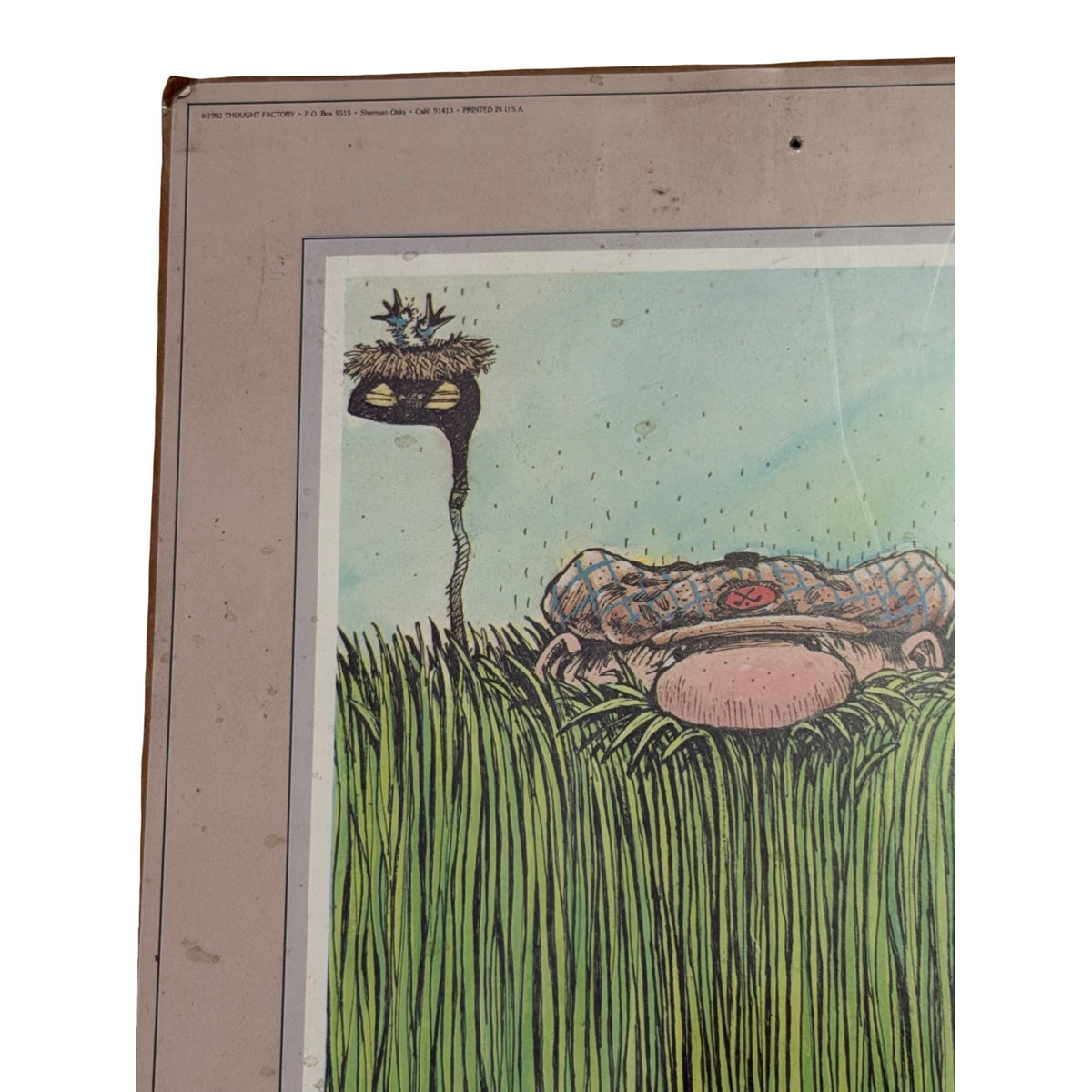 1983 Gary Patterson Heavy Rough Golf Cartoon Print Thought Factory Shrinkwrapped