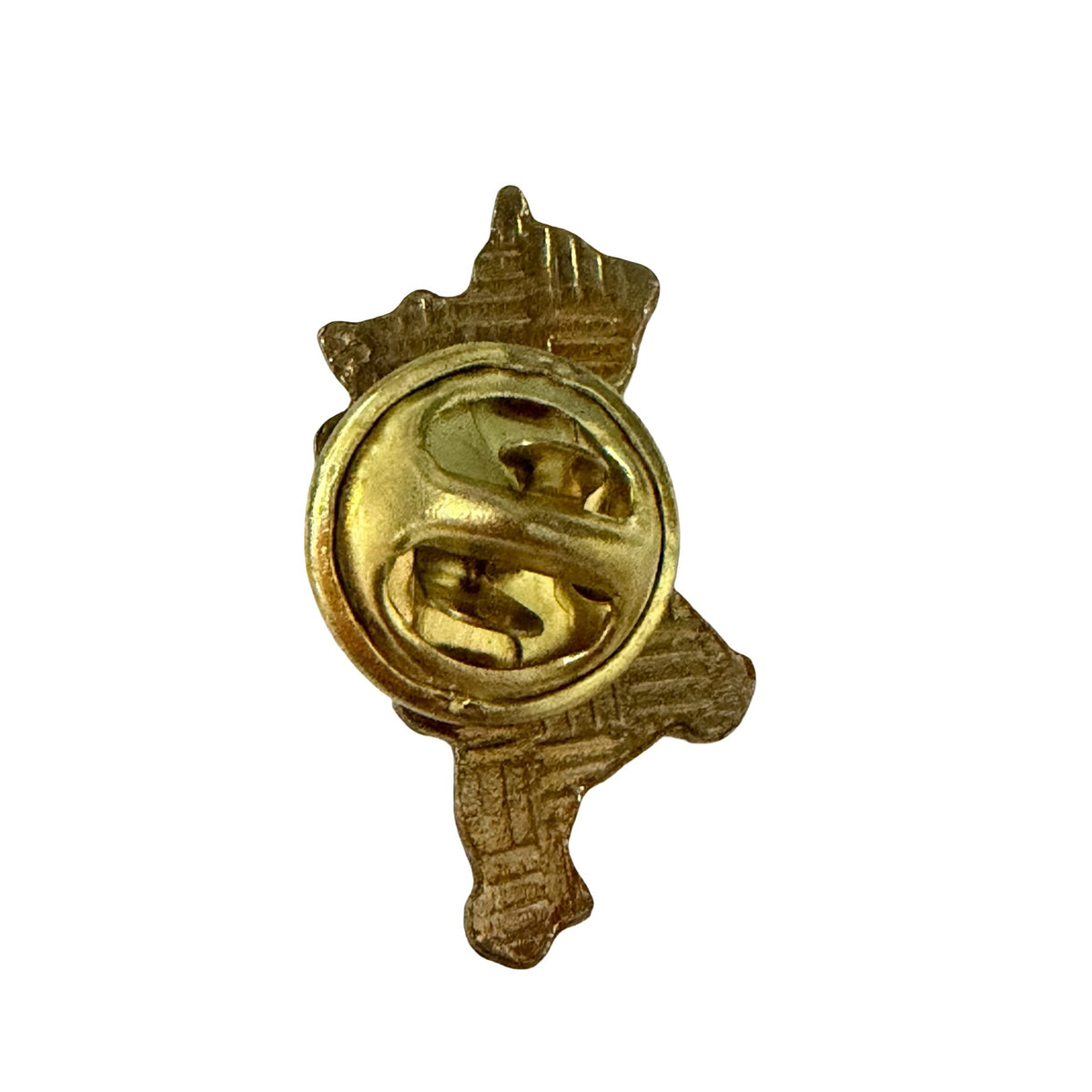 Vintage Scottish Bagpiper Enamel Lapel Pin Highland Kilt Scotland 1"