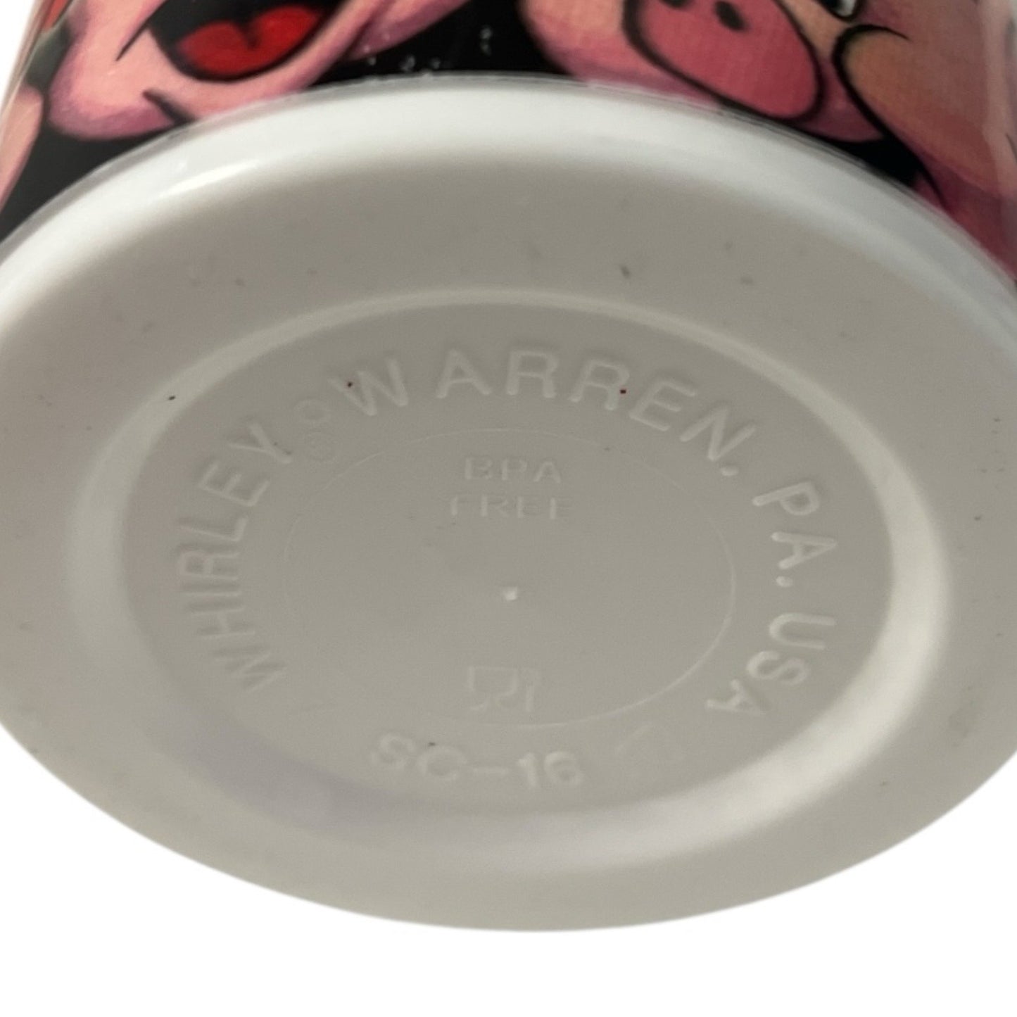 Disney Parks Holiday Travel Mug – Mickey, Minnie, Donald, Goofy & Friends – Green Lid – 2010s