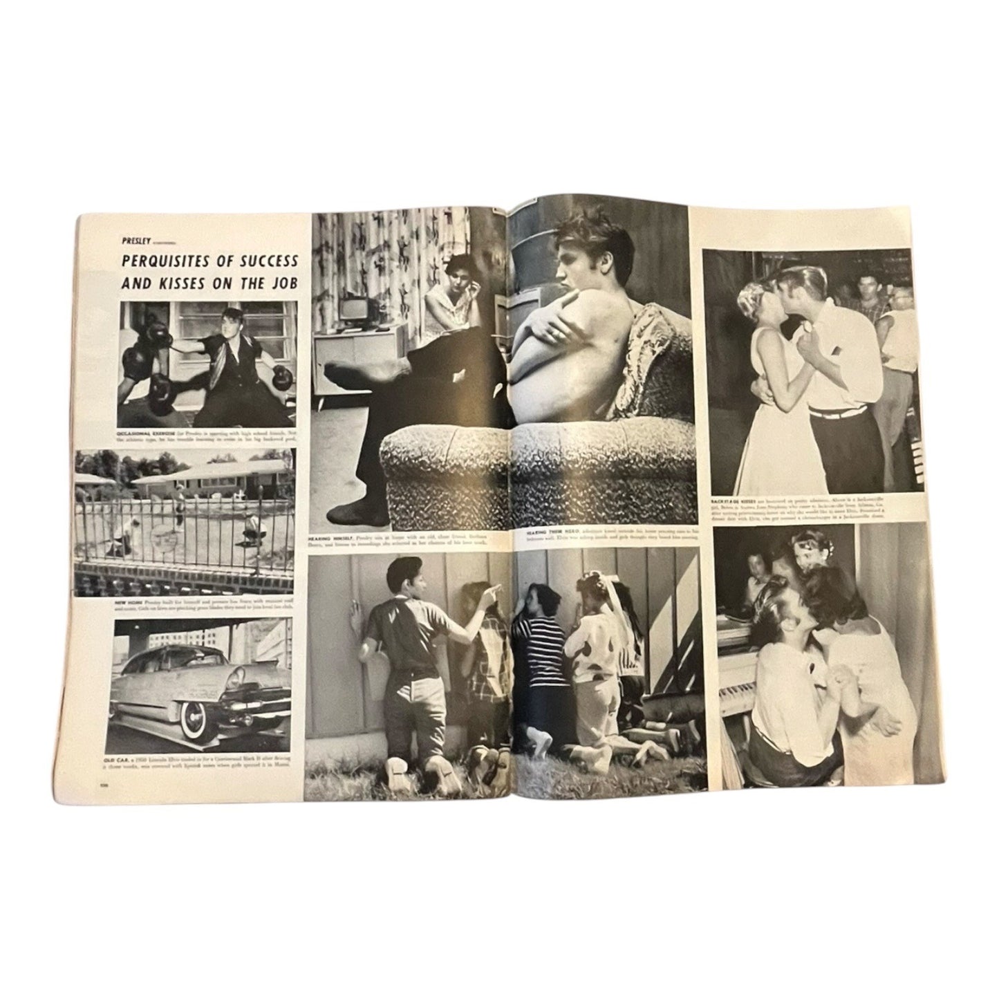 Vintage LIFE Magazine Lot 1955 1956 Elvis Presley Ads Marlboro Coke Lucky Strike Ephemera