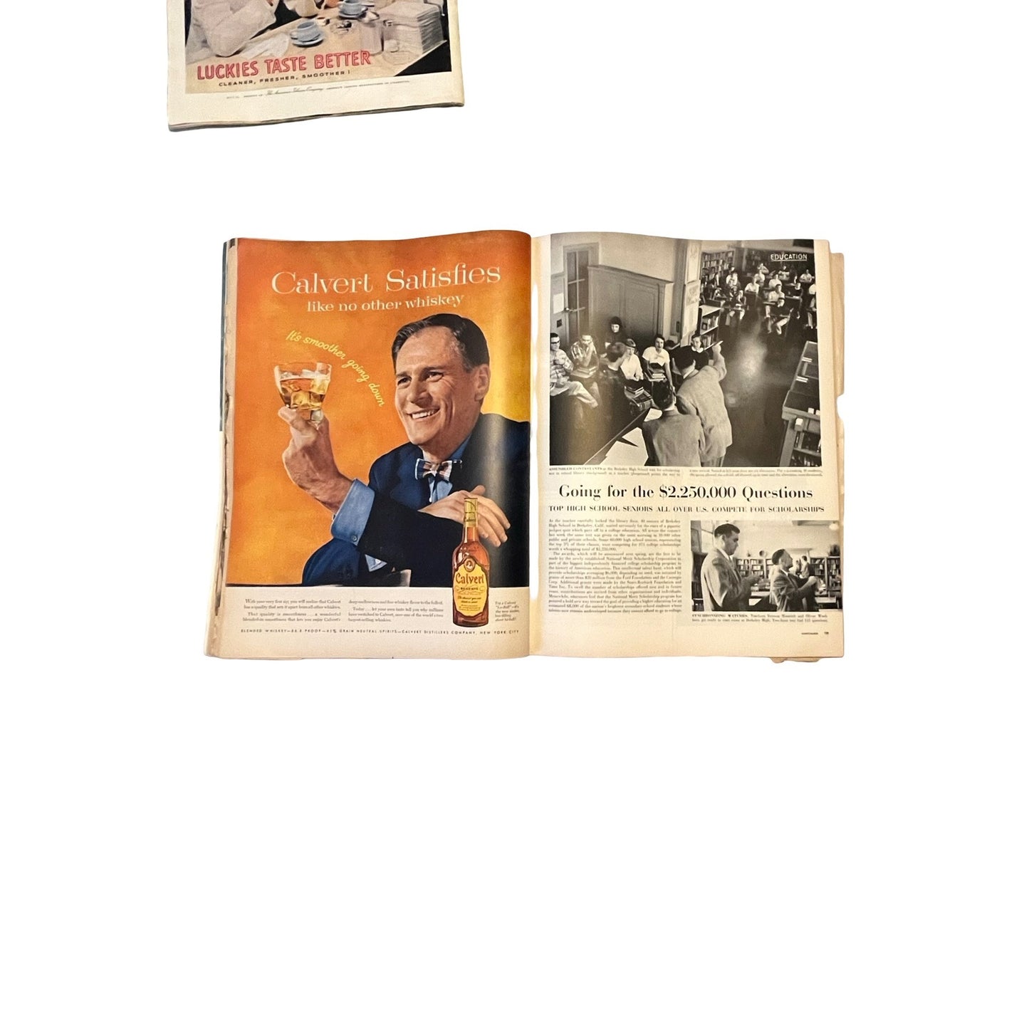 Vintage LIFE Magazine Lot 1955 1956 Elvis Presley Ads Marlboro Coke Lucky Strike Ephemera