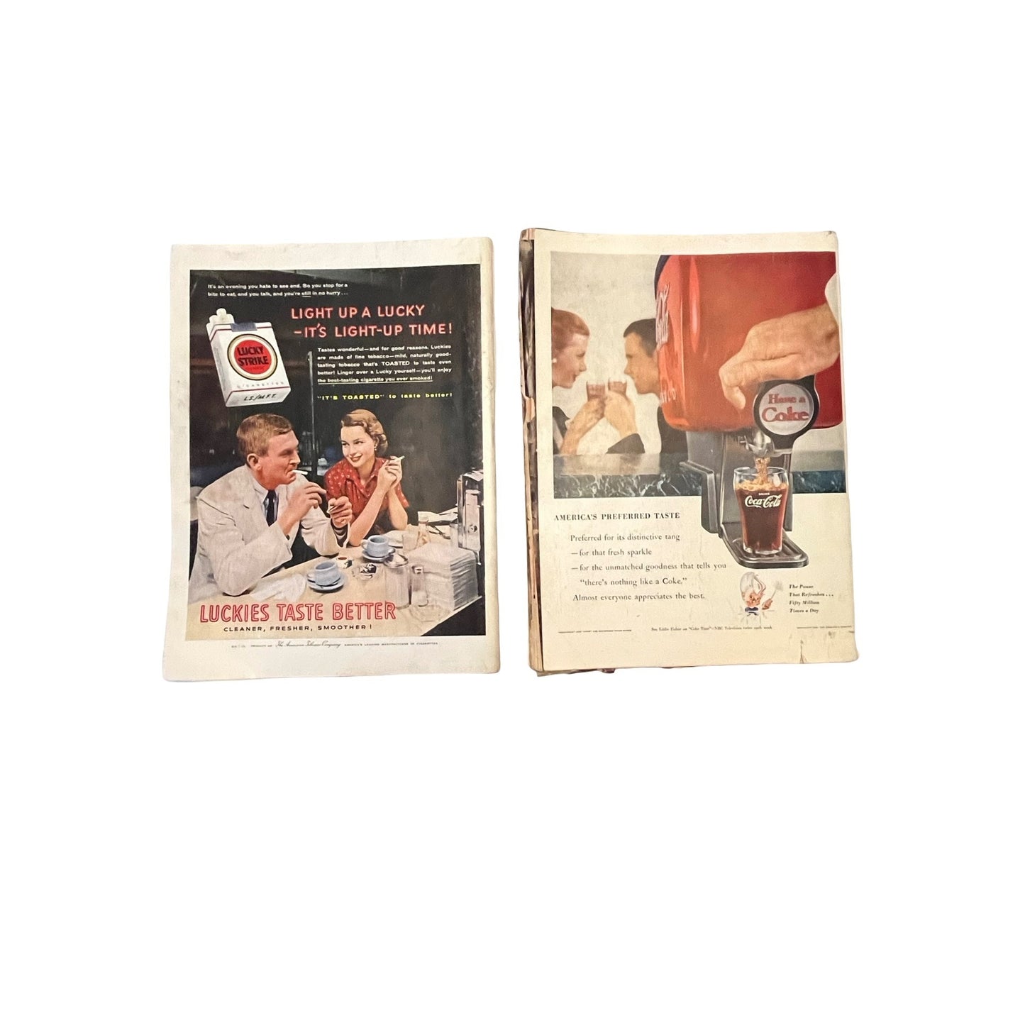 Vintage LIFE Magazine Lot 1955 1956 Elvis Presley Ads Marlboro Coke Lucky Strike Ephemera