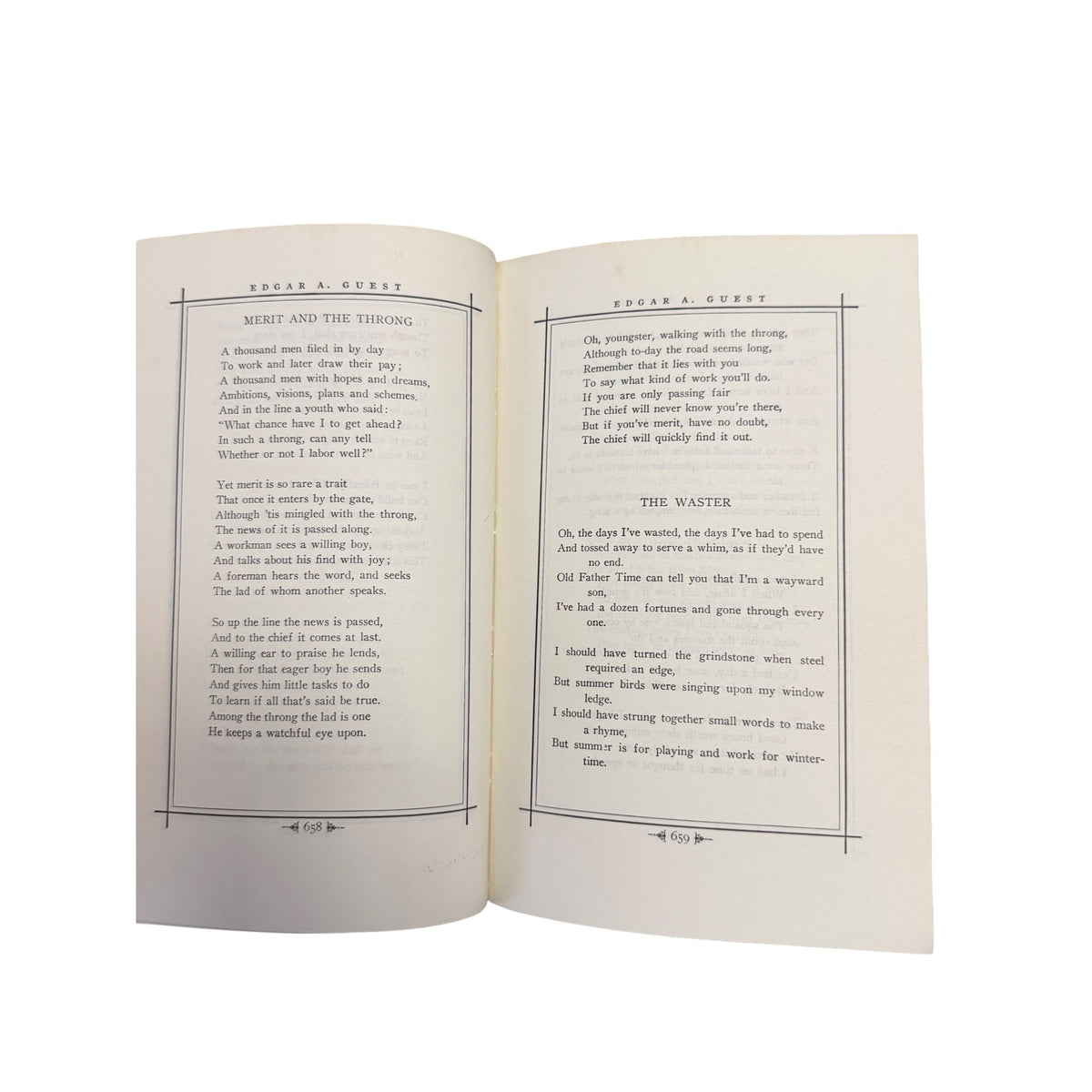 1977 Collected Verse of Edgar A Guest Hardcover Poetry Reilly Lee