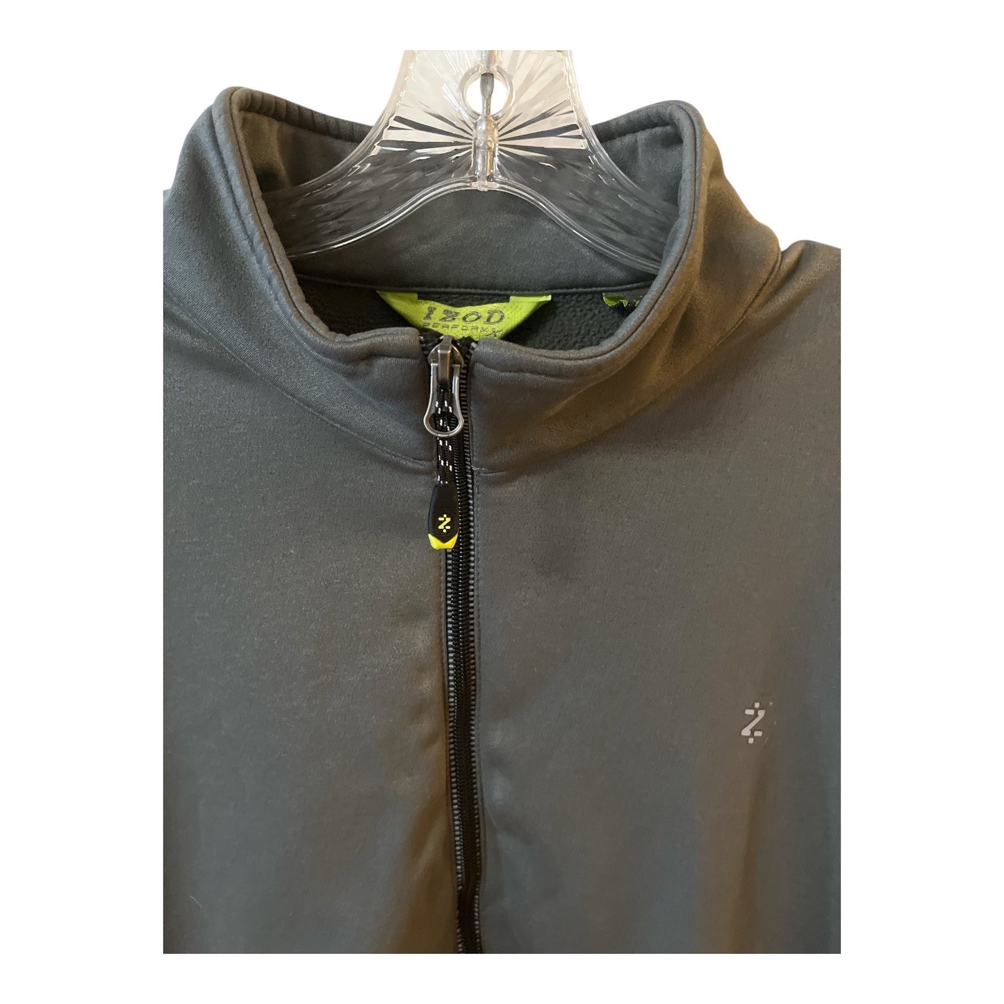 IZOD XFG 1/4 Zip Pullover Mens XL Gray Performance Stretch Jacket Lightweight