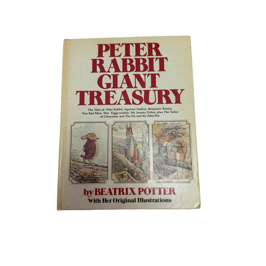 Peter Rabbit Giant Treasury Hardcover Book by Beatrix Potter Illustrated Children's Classic