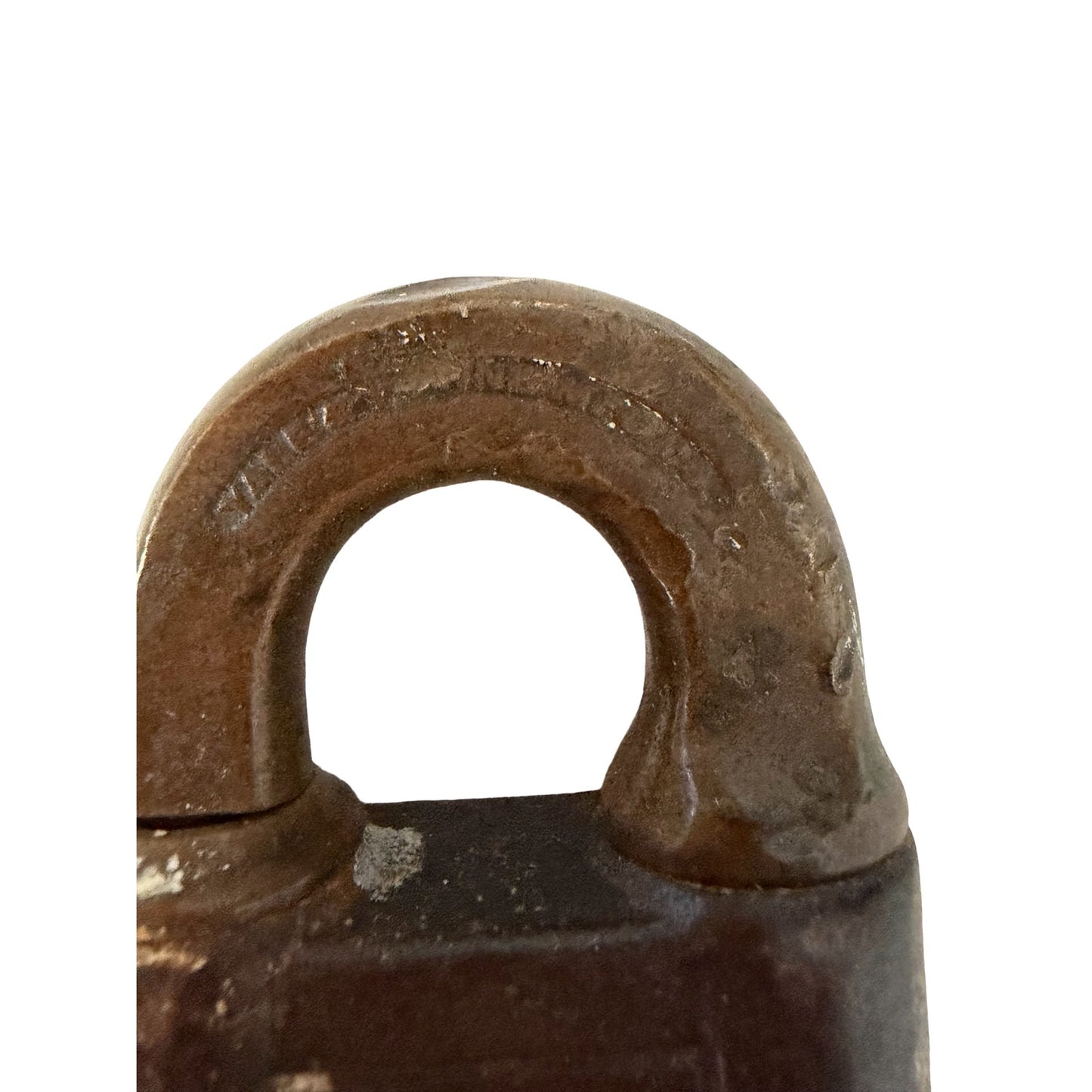 Vintage Yale & Towne Mfg Co Padlock Stamford Conn CT Brass Steel Lock with Original Key