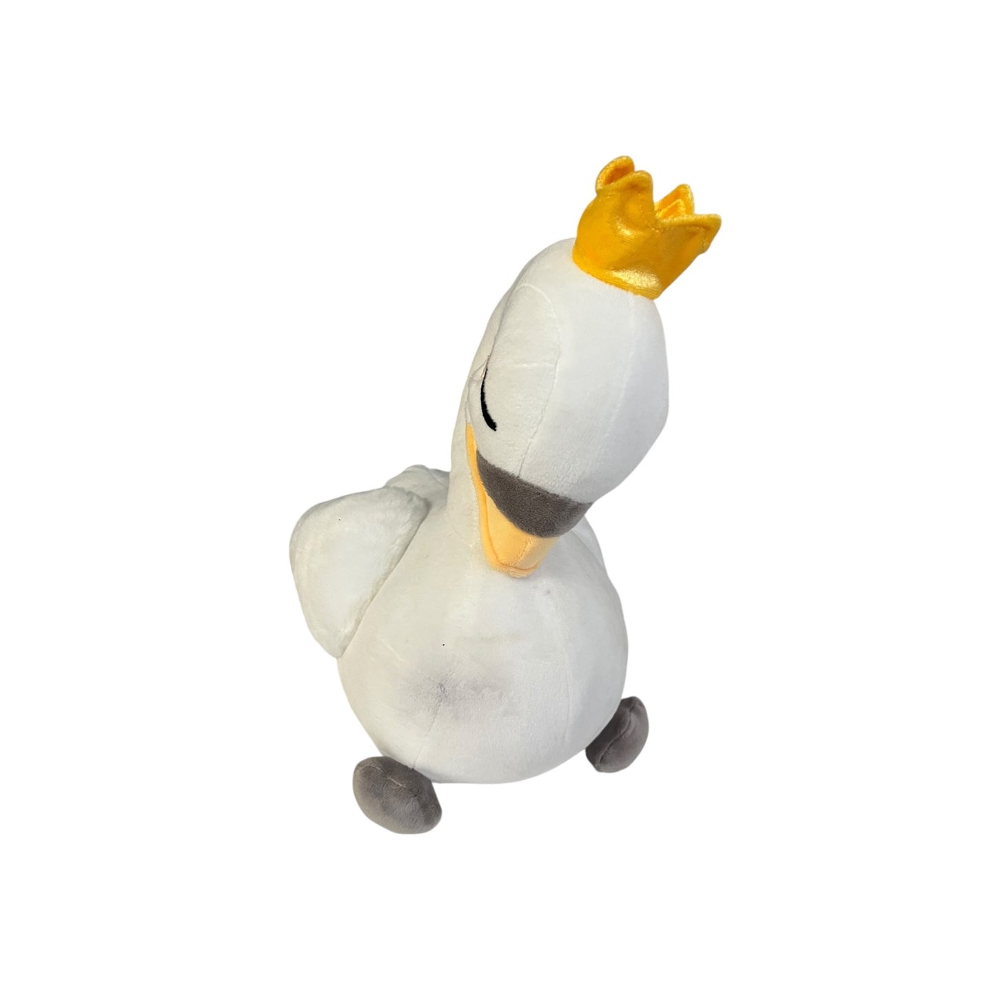 Honeymaru Swan Plush 11” Kawaii Crowned White Swan Stuffed Animal