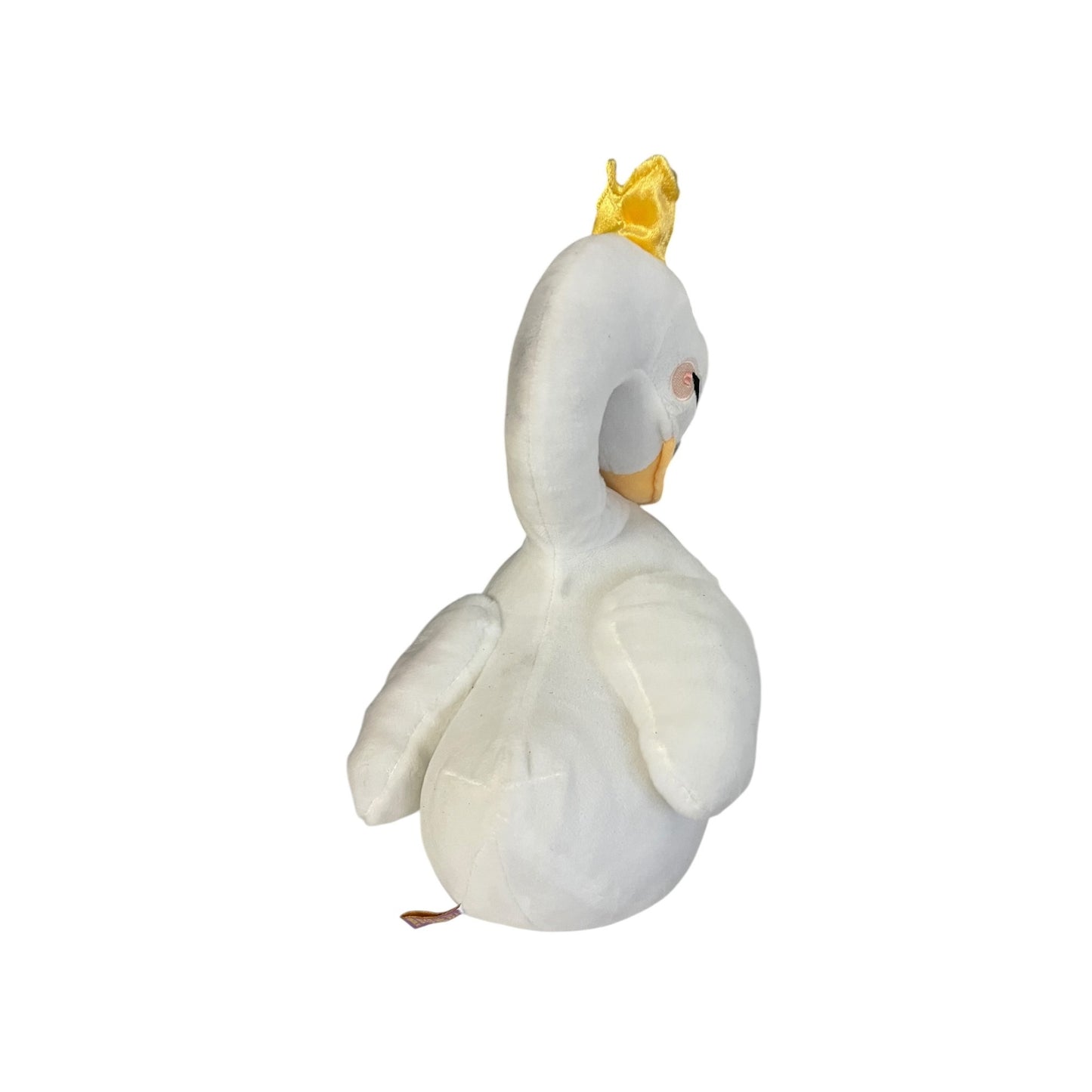 Honeymaru Swan Plush 11” Kawaii Crowned White Swan Stuffed Animal