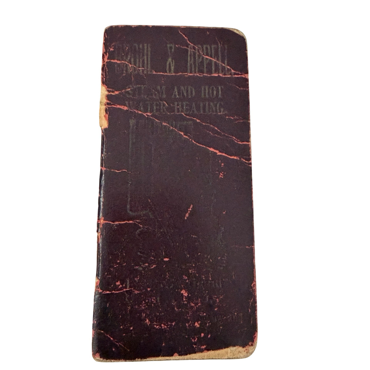 Antique 1901 Brohl & Appell Plumbing Heating Lighting Advertising Pocket Notebook