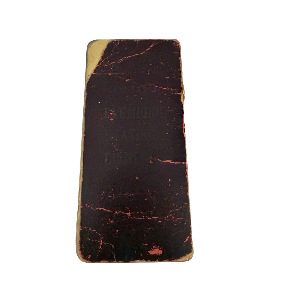 Antique 1901 Brohl & Appell Plumbing Heating Lighting Advertising Pocket Notebook