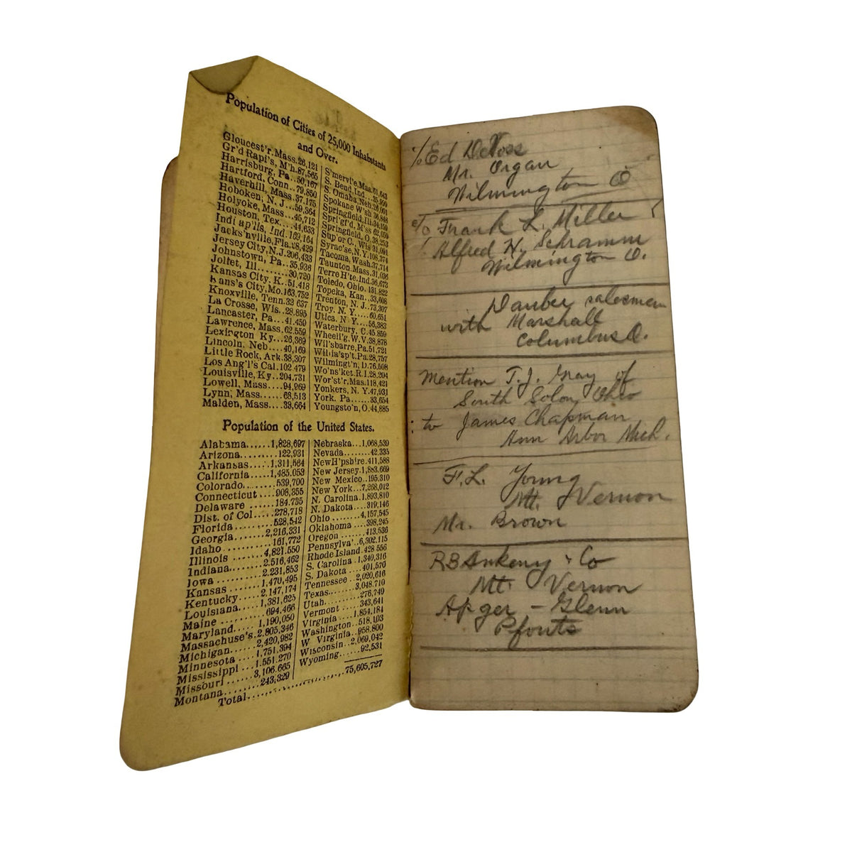 Antique 1901 Brohl & Appell Plumbing Heating Lighting Advertising Pocket Notebook