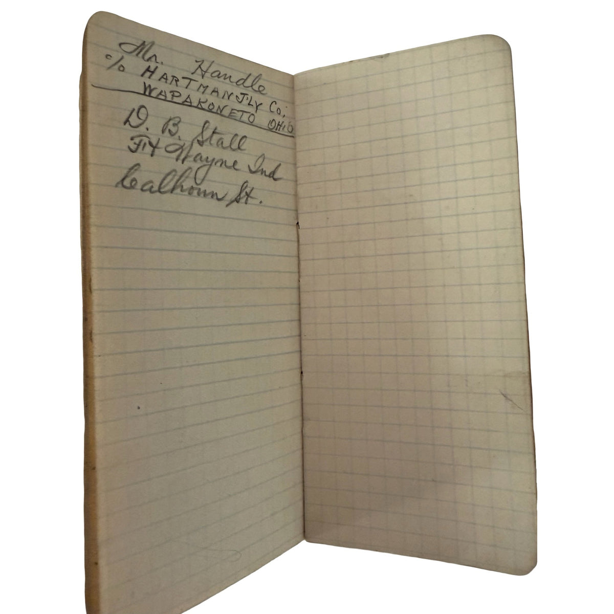 Antique 1901 Brohl & Appell Plumbing Heating Lighting Advertising Pocket Notebook