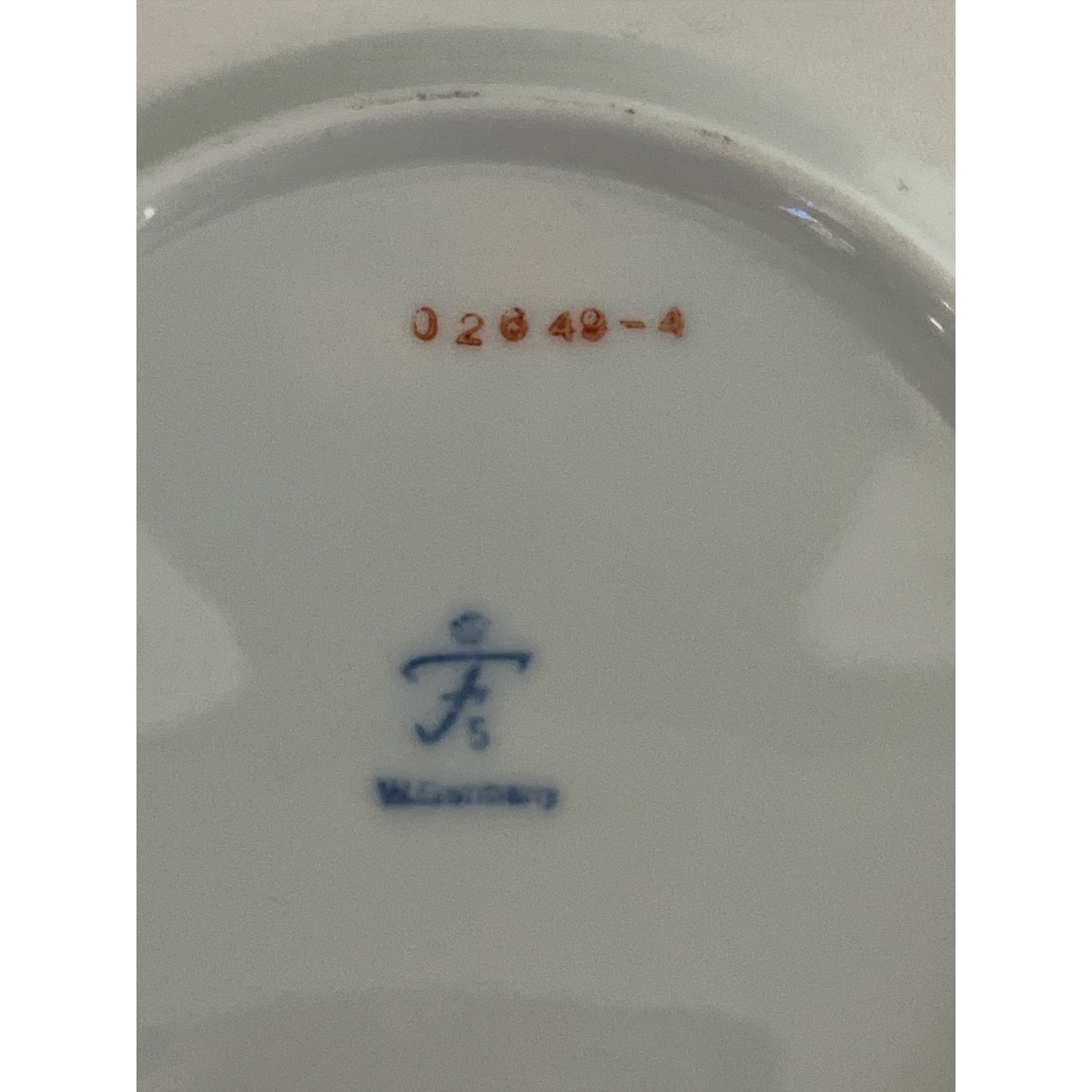 Vintage Fürstenberg Germany Bird Trinket Dishes Gold Rim Porcelain Set of 2