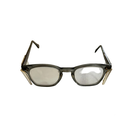 Vintage American Optical AO Flexi-Fit Z87 Safety Glasses Gray Side Shields