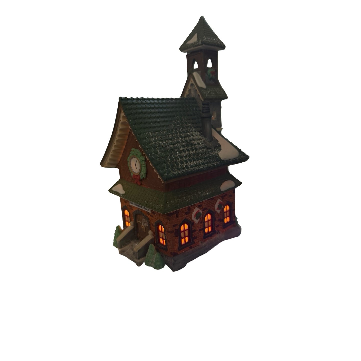 Department 56 North Pole Chapel Lighted Christmas Village Building 1993 North Pole Series