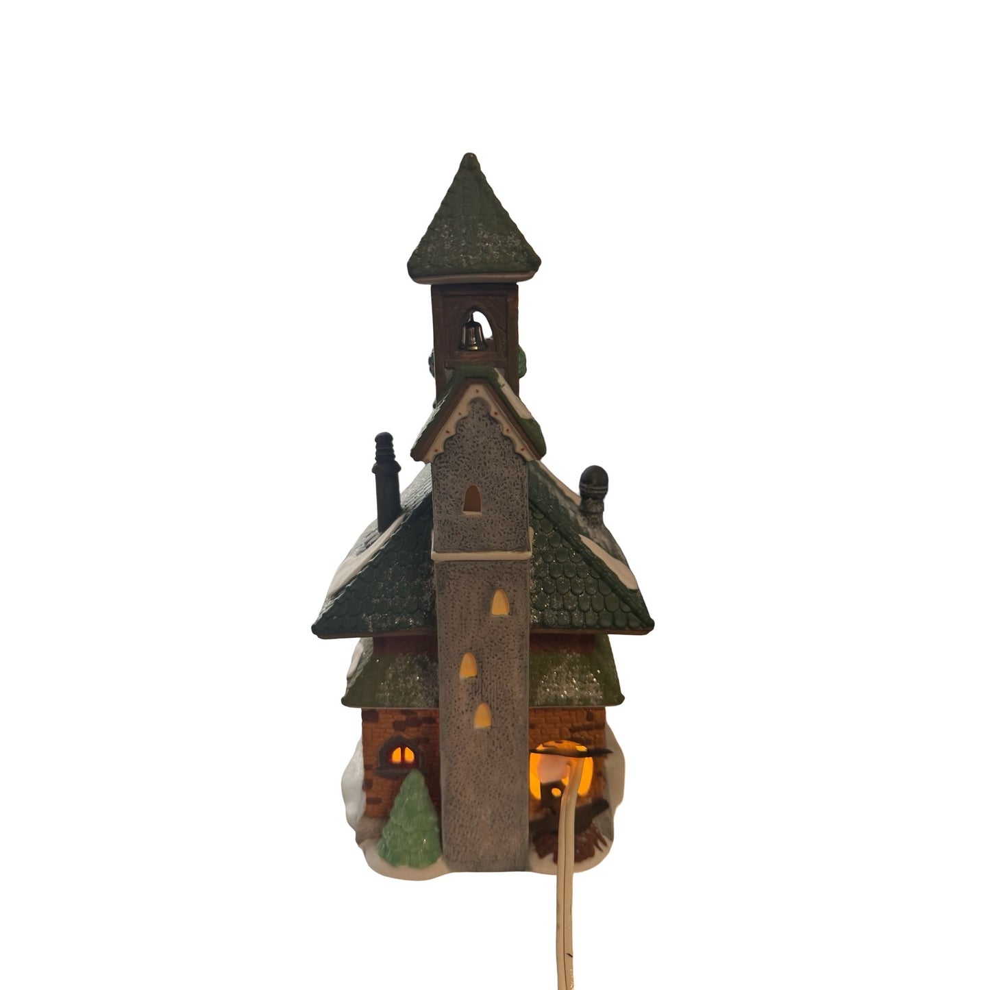 Department 56 North Pole Chapel Lighted Christmas Village Building 1993 North Pole Series