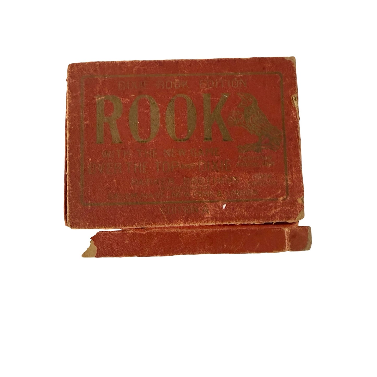 1913 Rook Card Game Dixie Rook Edition Parker Brothers Complete Deck With Rules Box