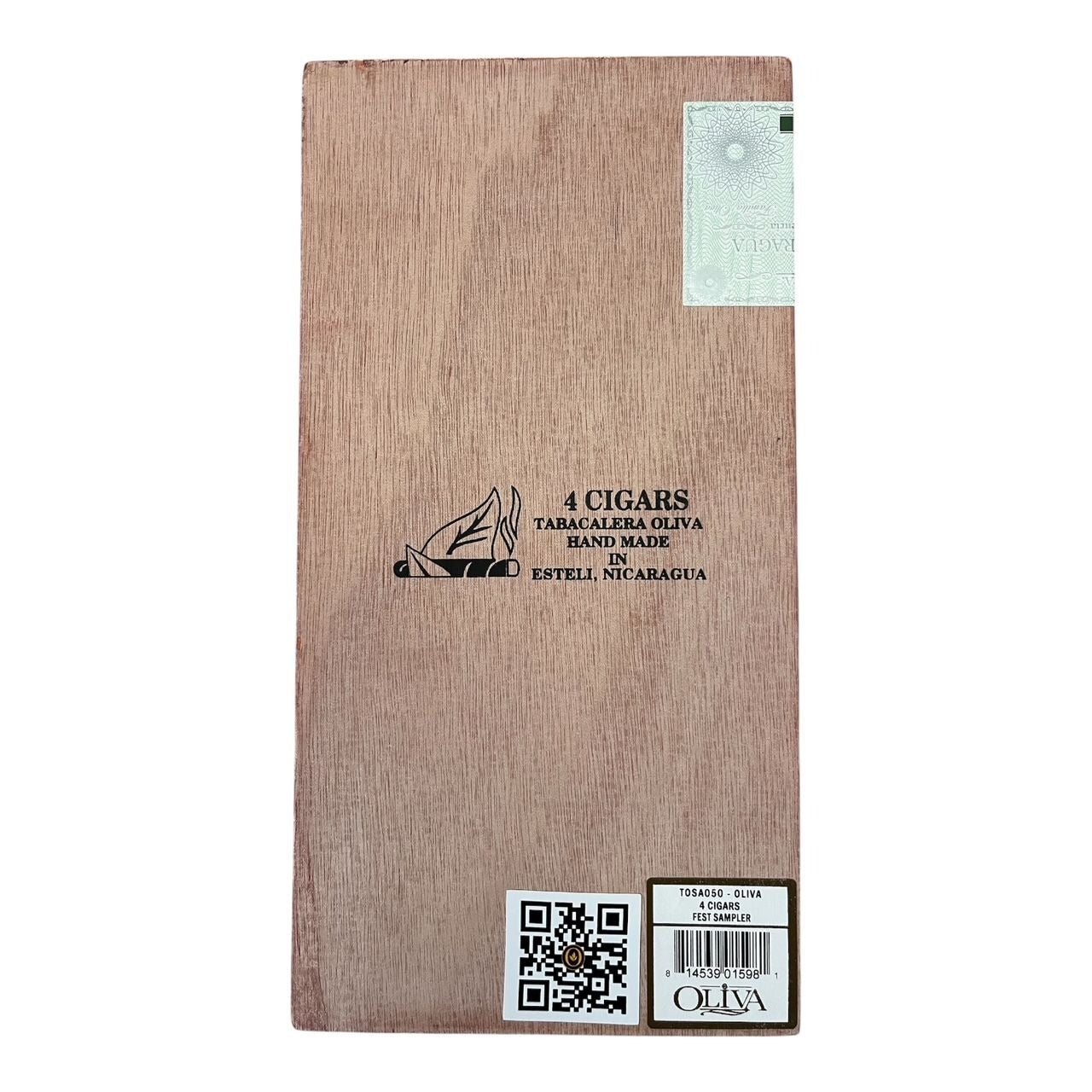 Oliva Festive Edition 2024 Cigar Box with Tabacalera Ornament – Handmade in Nicaragua