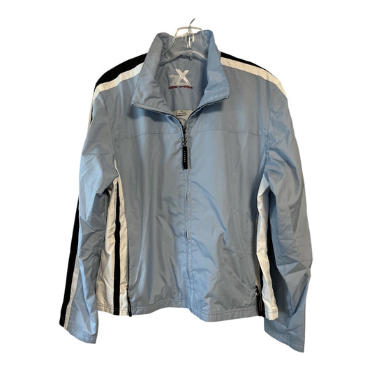 ZeroXposur Women’s XL Light Blue Full-Zip Windbreaker Jacket