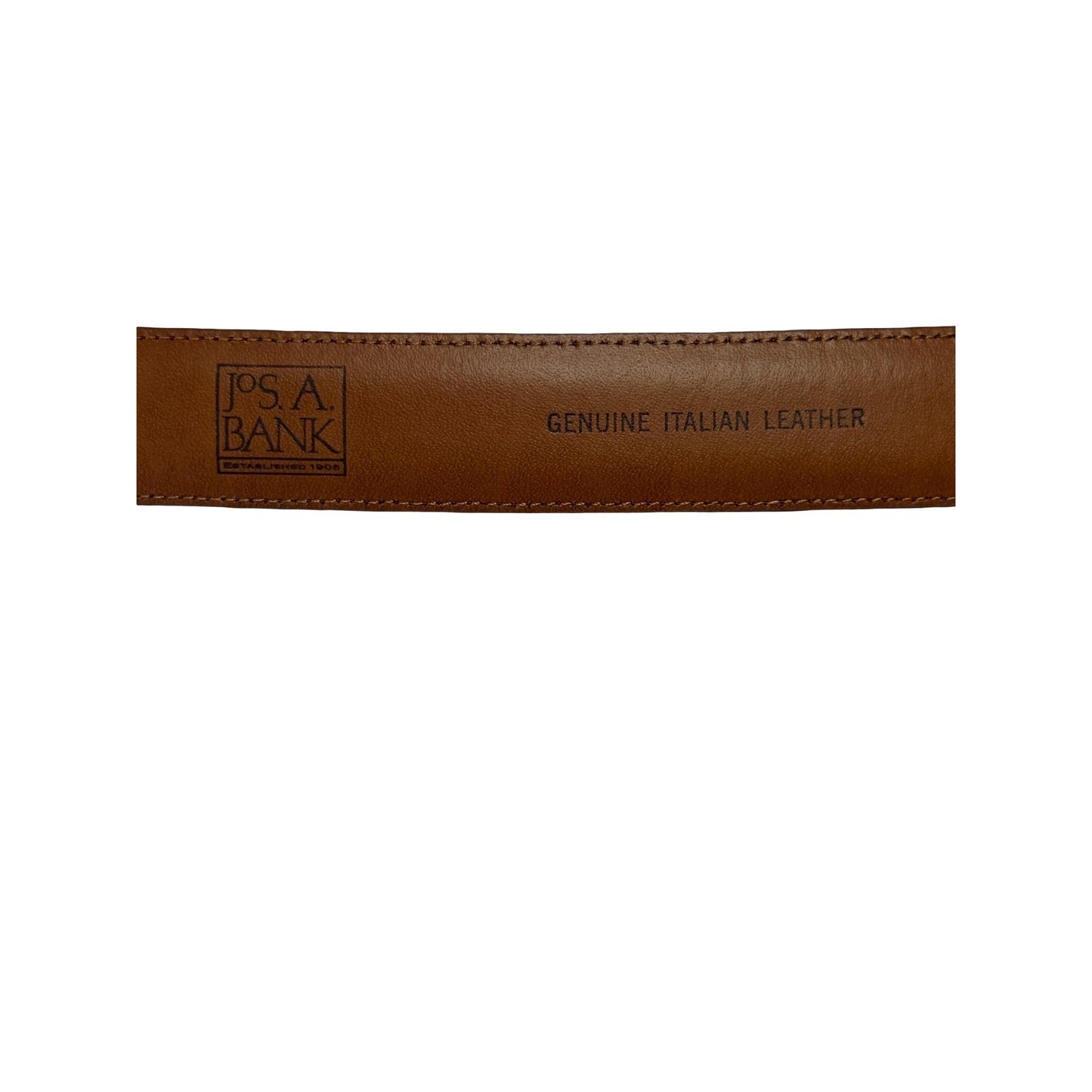 Jos. A. Bank Genuine Italian Leather Brown Dress Belt Mens Size 36/90
