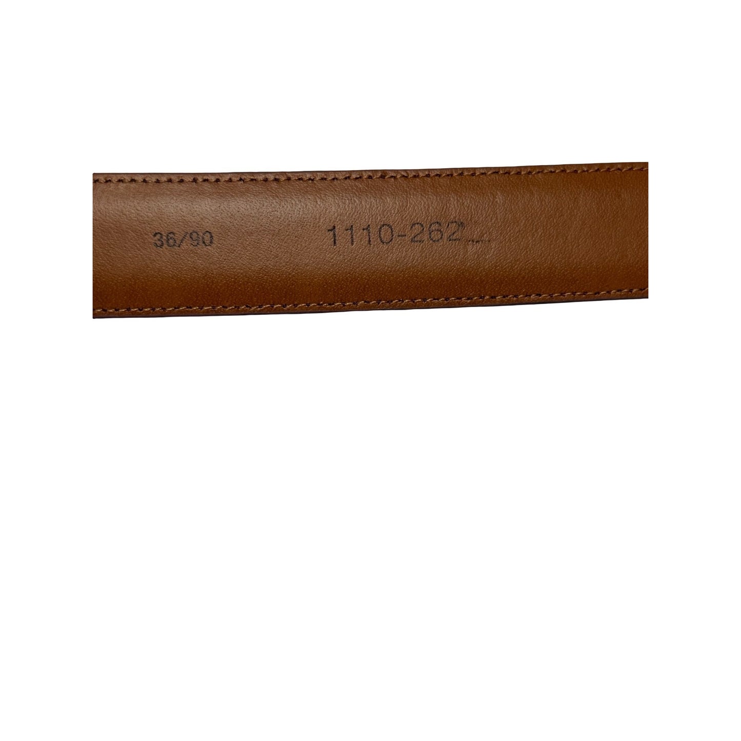 Jos. A. Bank Genuine Italian Leather Brown Dress Belt Mens Size 36/90