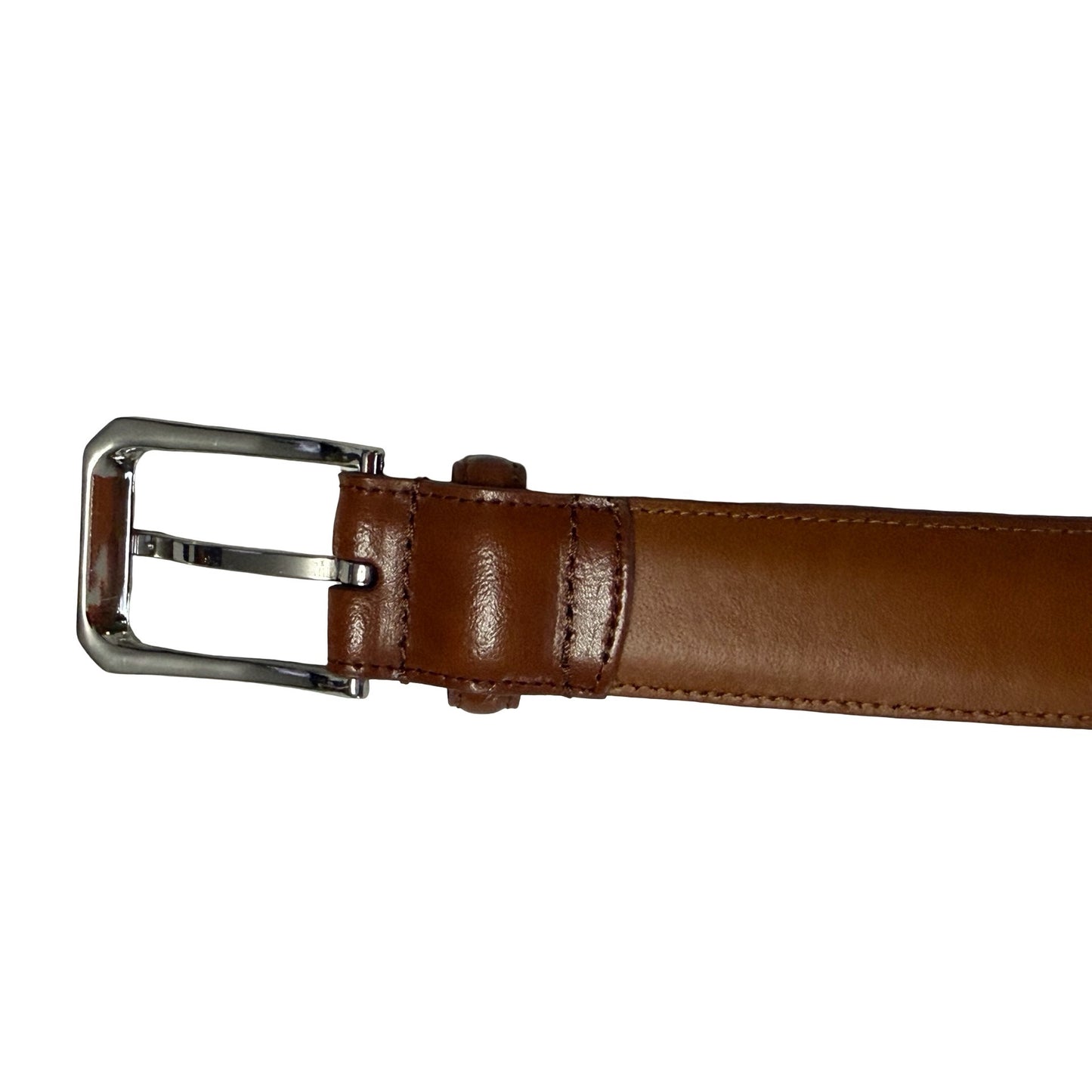 Jos. A. Bank Genuine Italian Leather Brown Dress Belt Mens Size 36/90