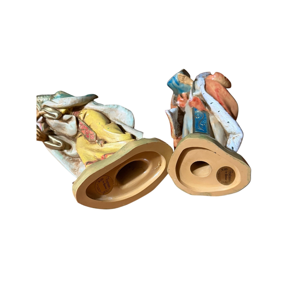 Vintage Fontanini Depose Italy Nativity Set 7.5 Inch Figures Wood Creche