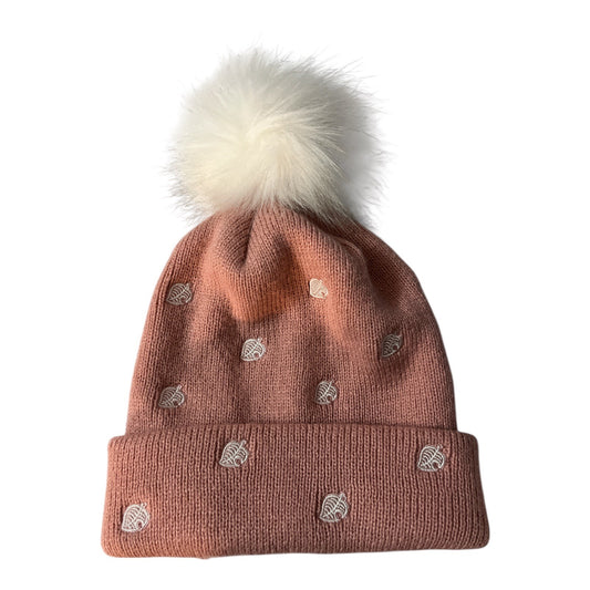 Animal Crossing New Horizons Pink Knit Pom Beanie Hat OSFM Controller Gear